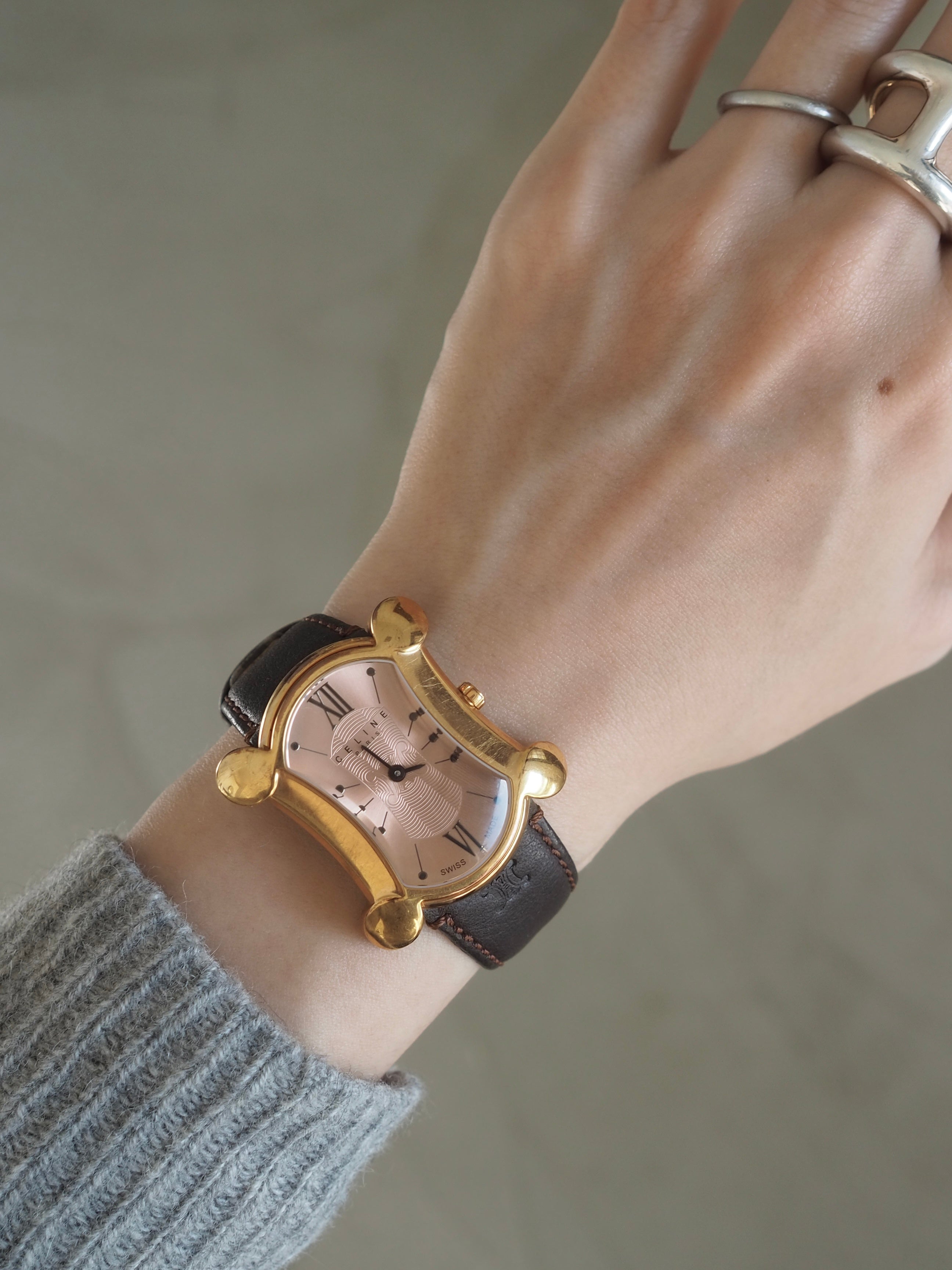 CELINE Triomphe Face Watch