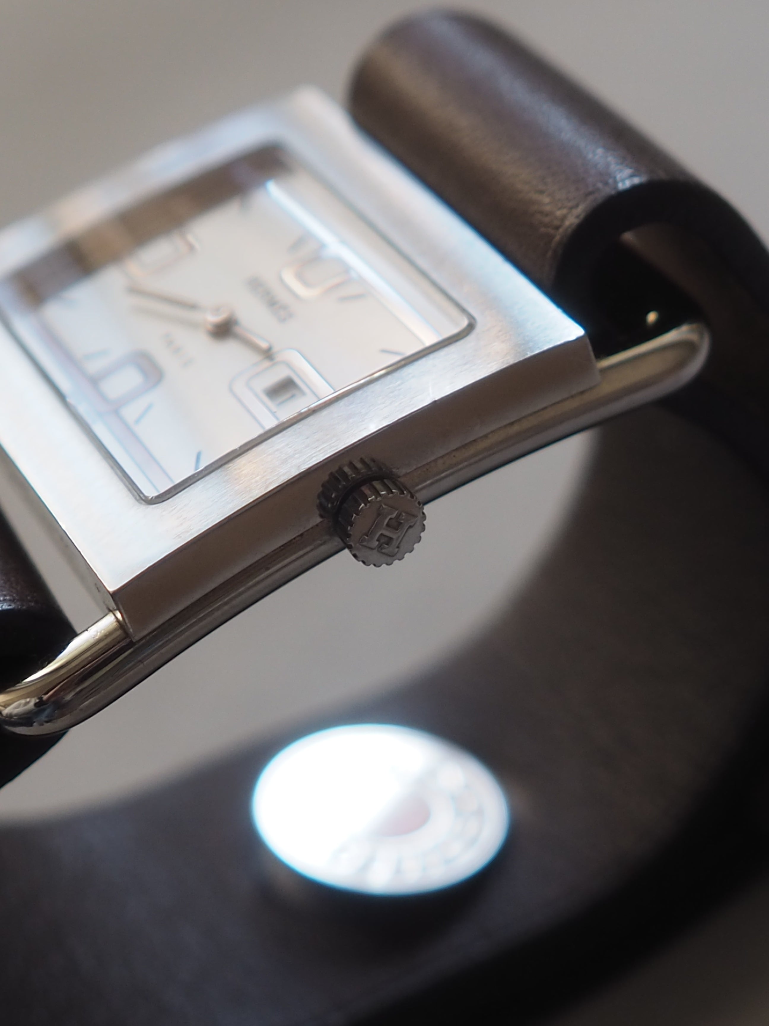 HERMÈS Barenia Watch