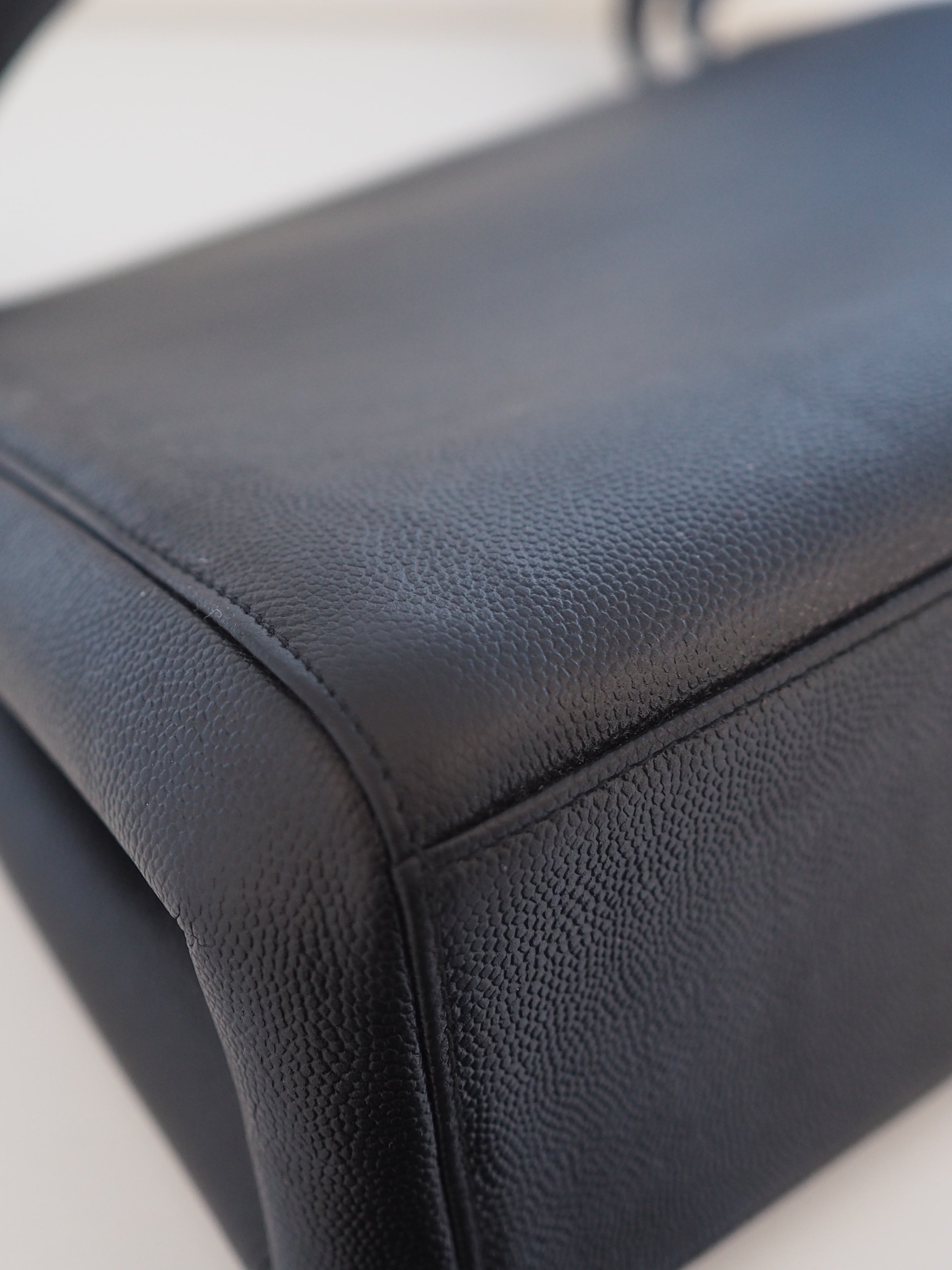 CHANEL Black Caviar Shoulder Bag