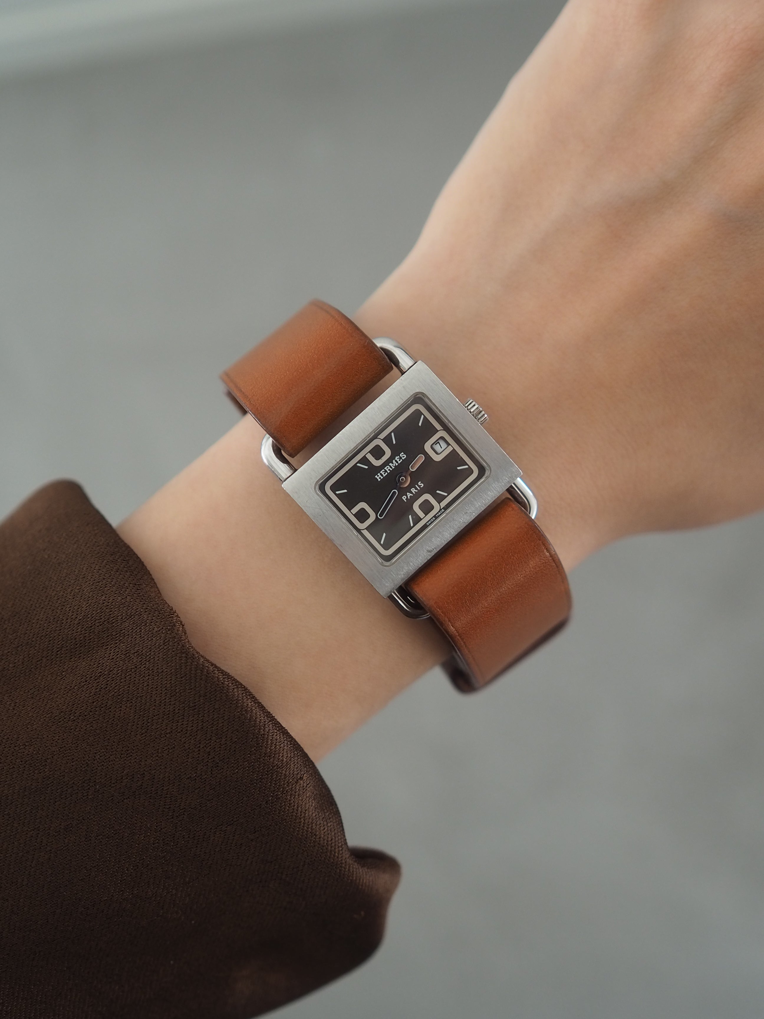HERMÈS Barenia Watch