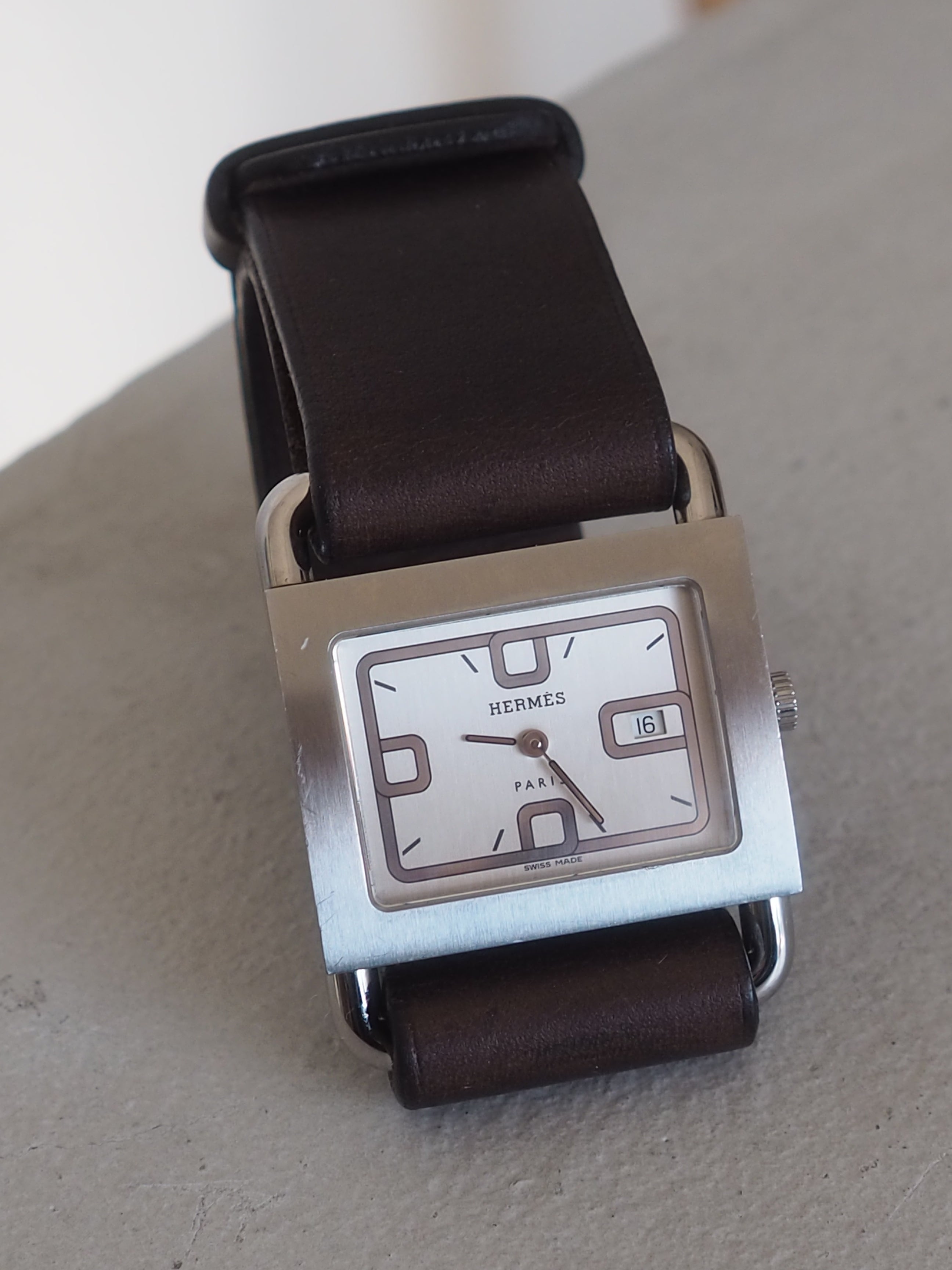 HERMÈS Barenia Watch