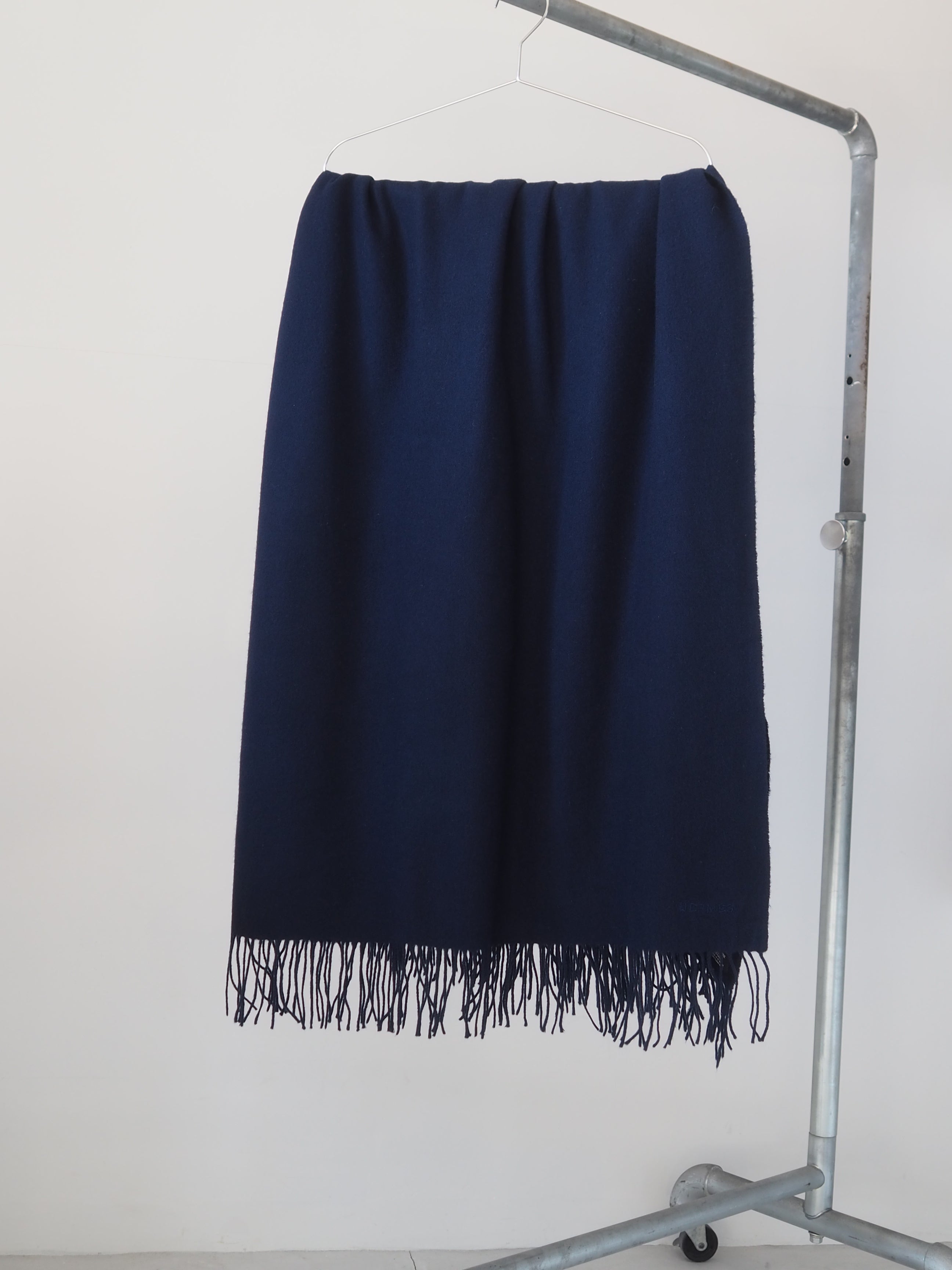 HERMÈS Oversized Cashmere Wool Scarf