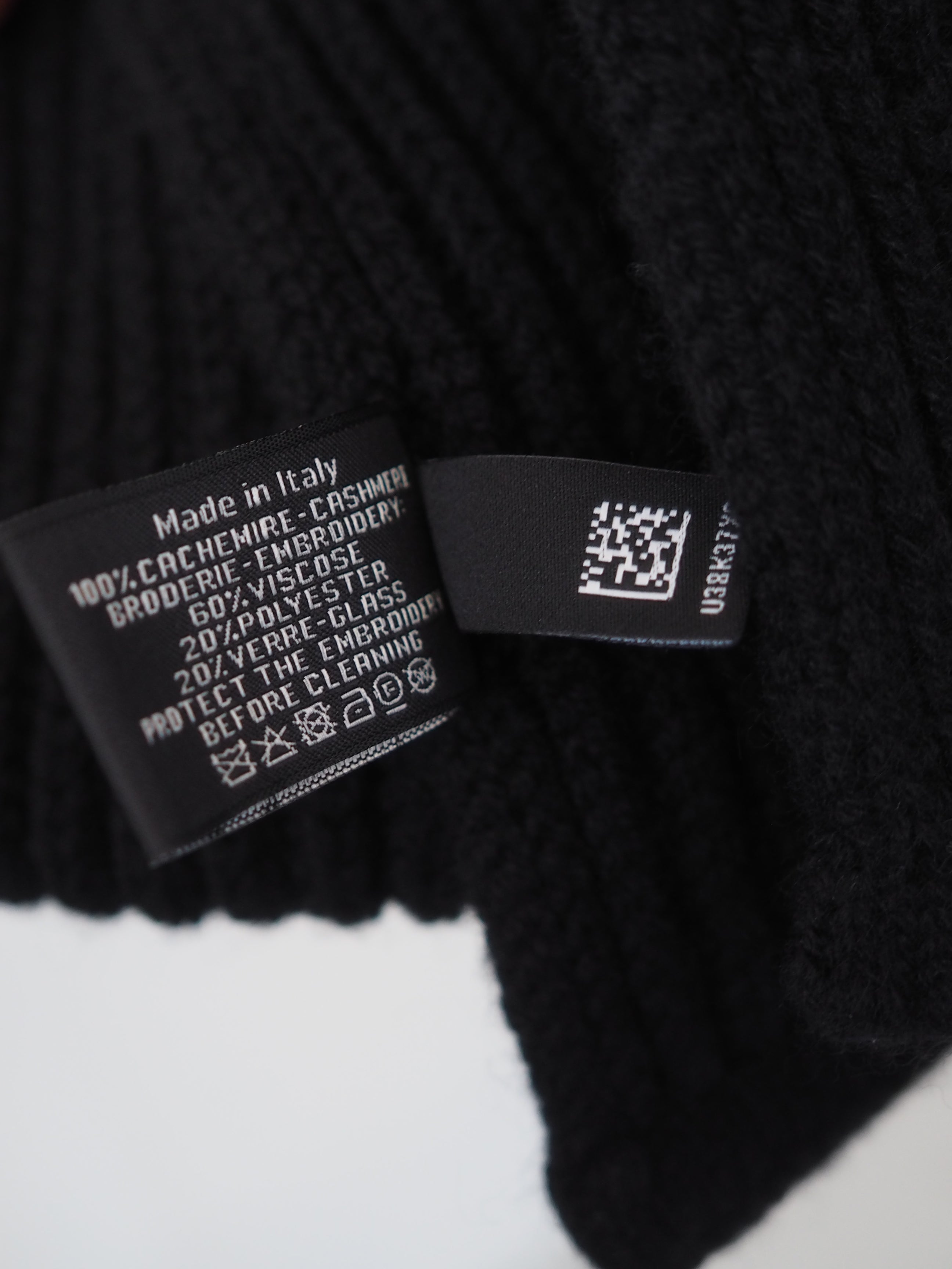 CHANEL Sequin Logo Scarf