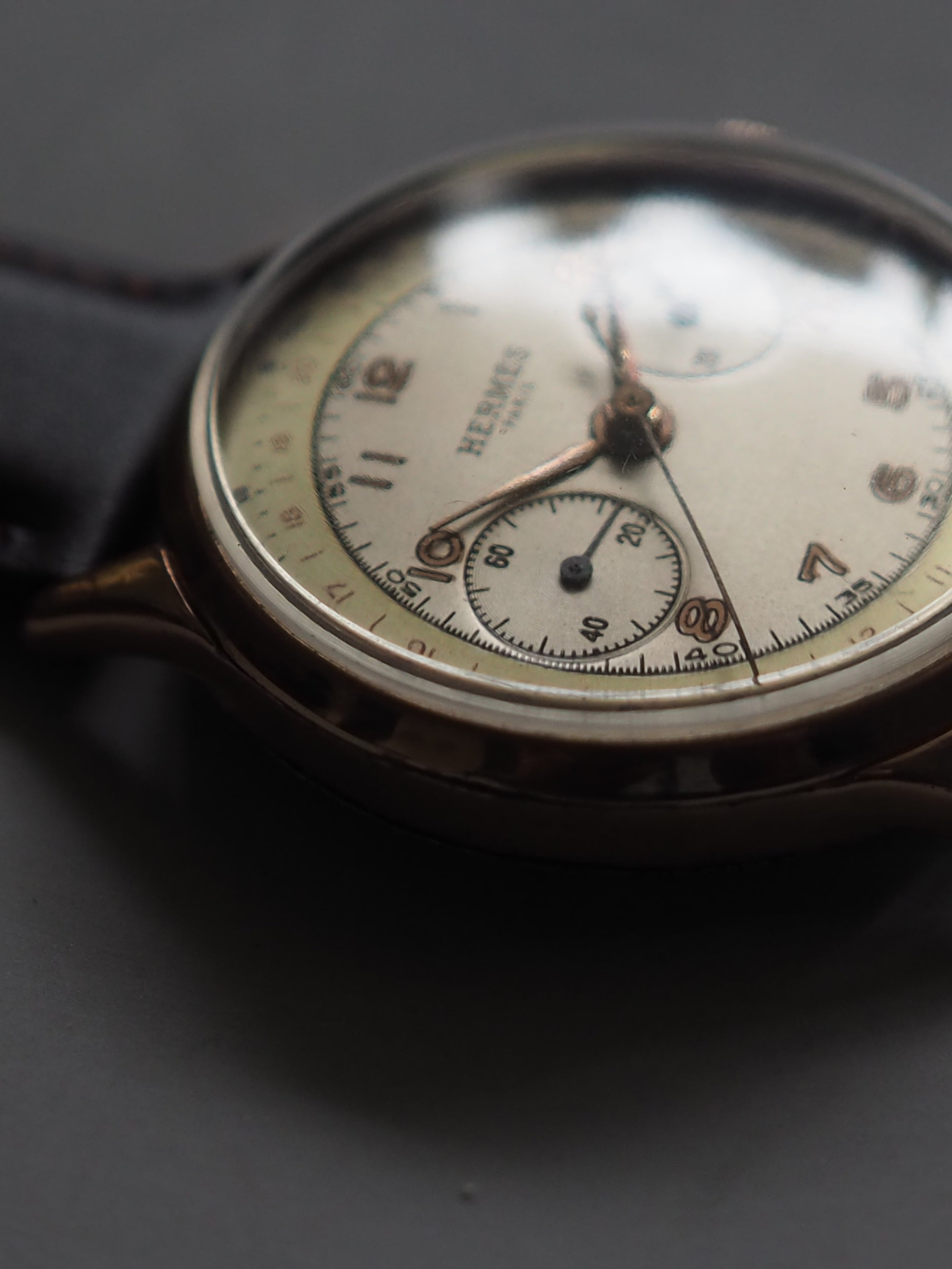 HERMÈS Manual Wind Chronograph Watch