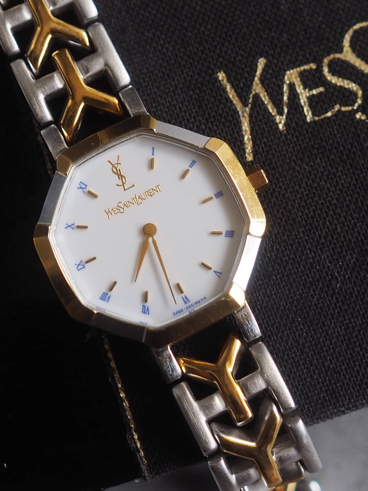 Yves Saint Laurent YSL イヴ・サンローラン オクトゴナル ウォッチ 