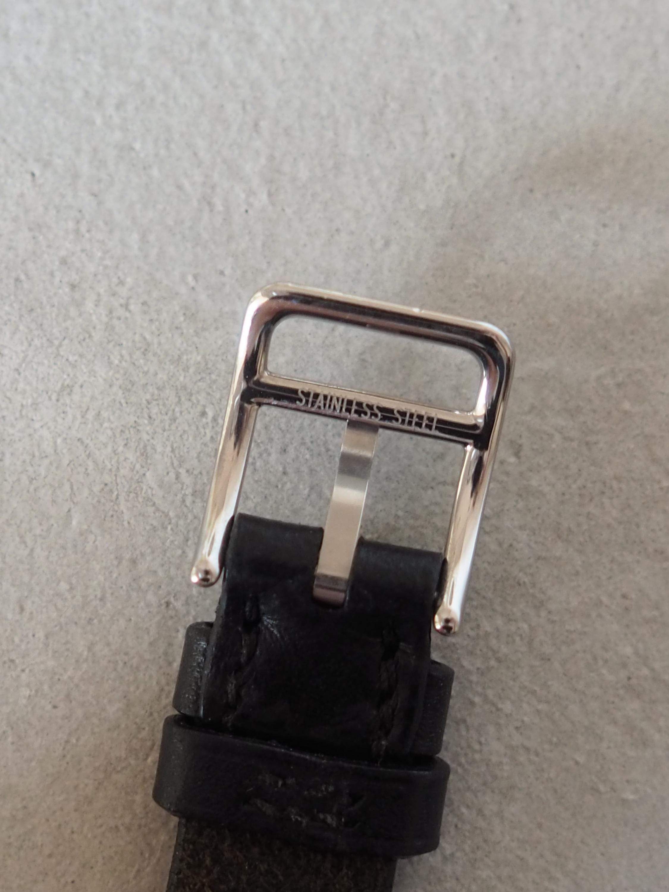 HERMES Cape Cod Watch Wristwatch Double Tour Silver Black CC1.710 Quartz Dial Ladies Vintage Authentic