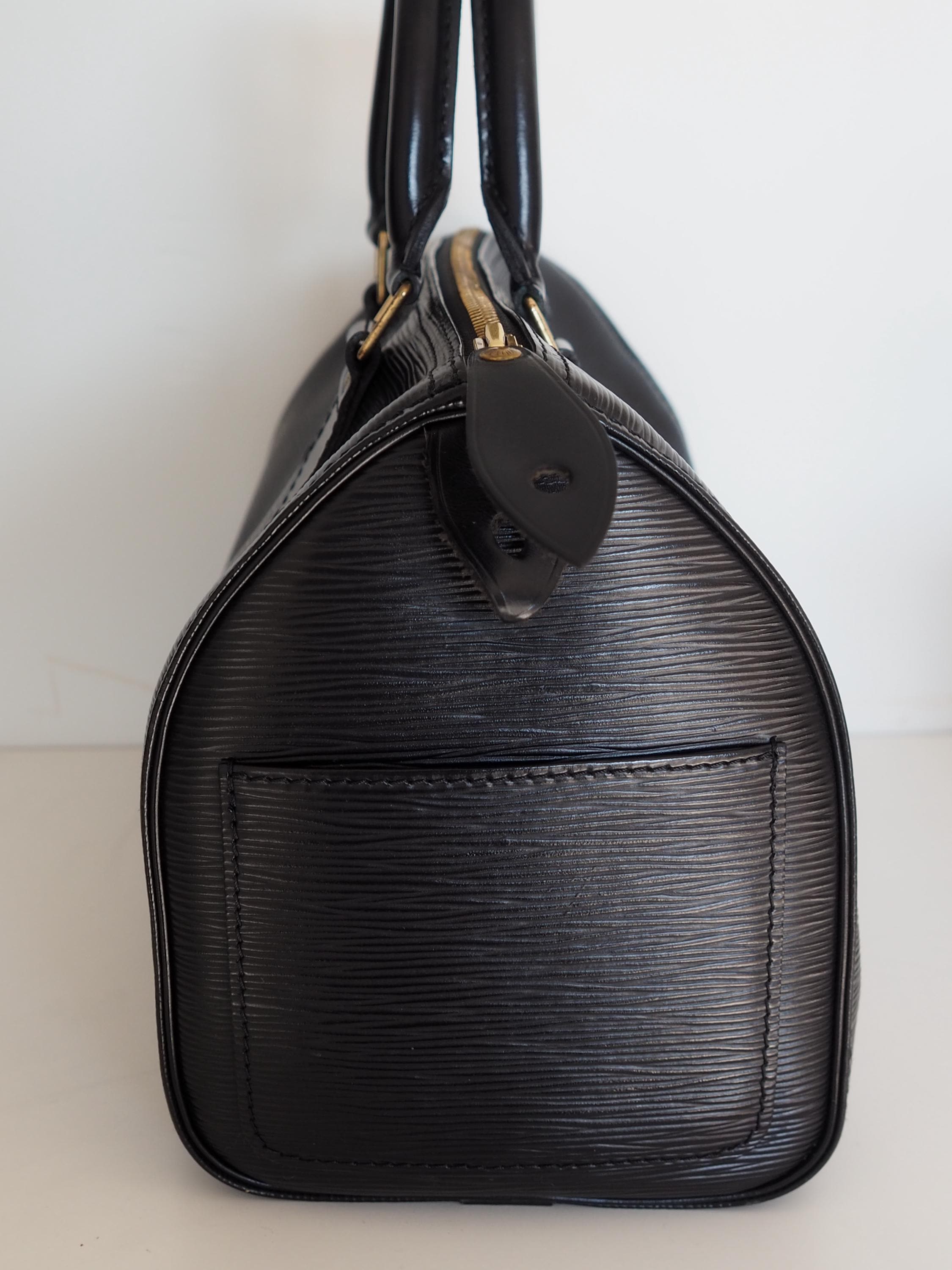 LOUIS VUITTON Speedy 25 Epi Boston Hand Bag M43013 Purse Authentic