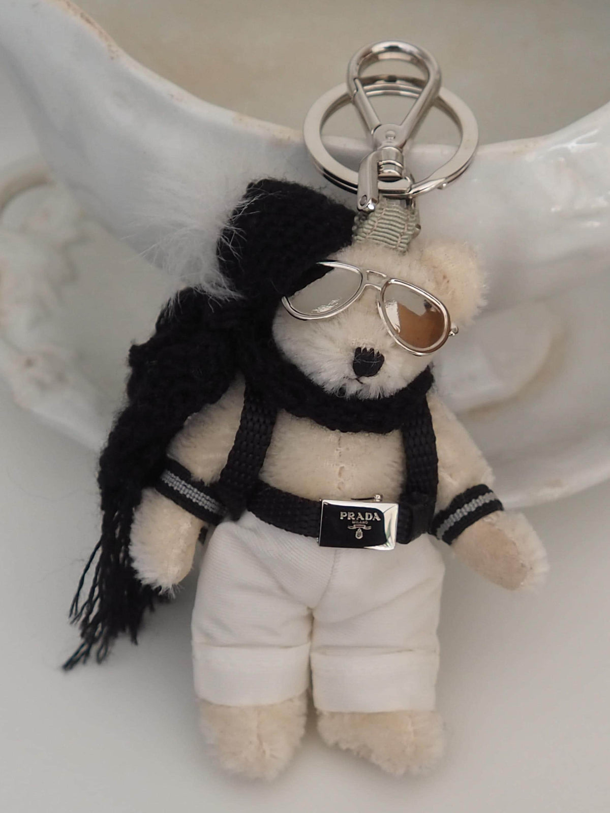 PRADA ヴィンテージ プラダ テディベア キーチャーム くま 