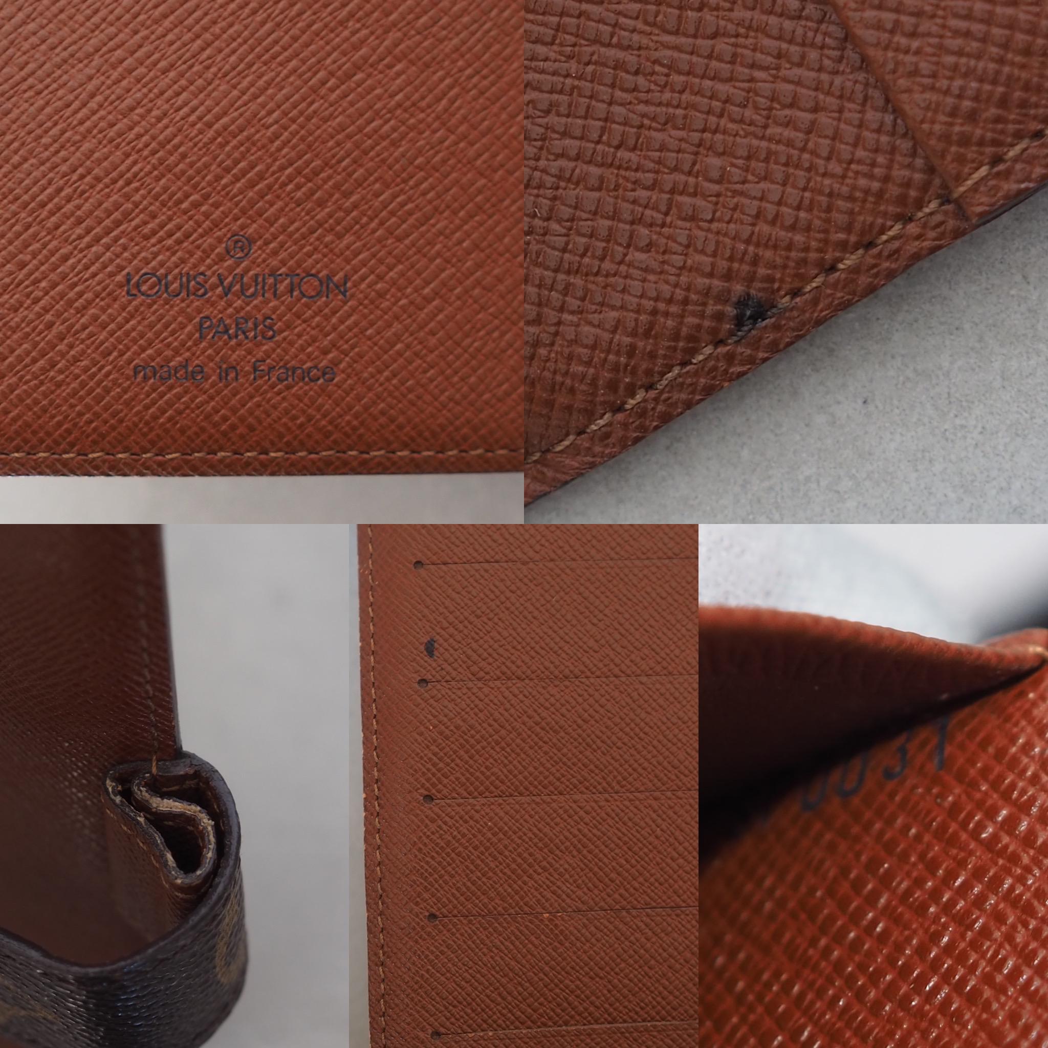 LOUIS VUITTON Agenda MM Monogram Day Planner Cover Vintage Authentic