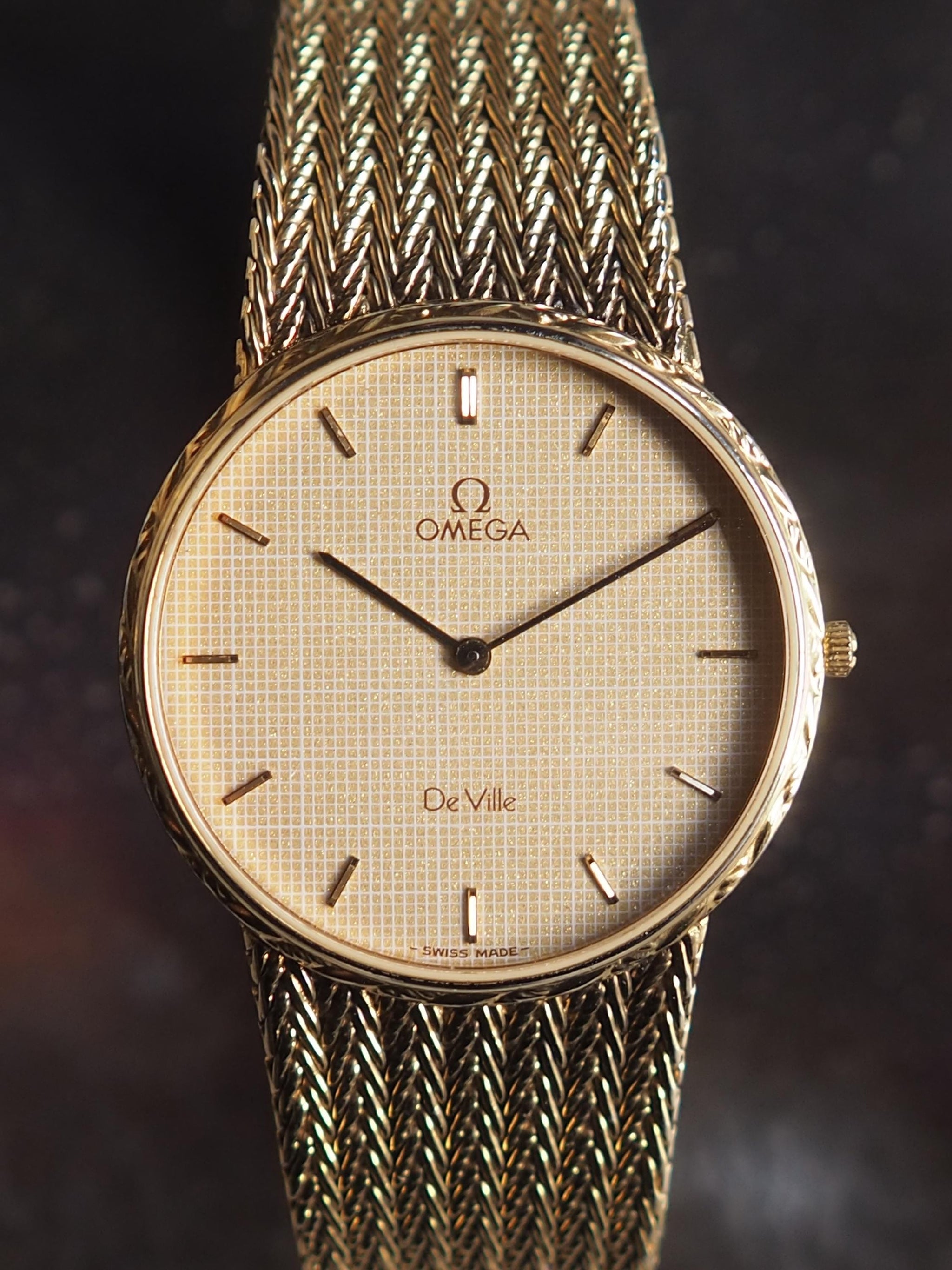 OMEGA オメガ DE VILLE デビル ラウンド ウォッチ 腕時計 クオーツ 