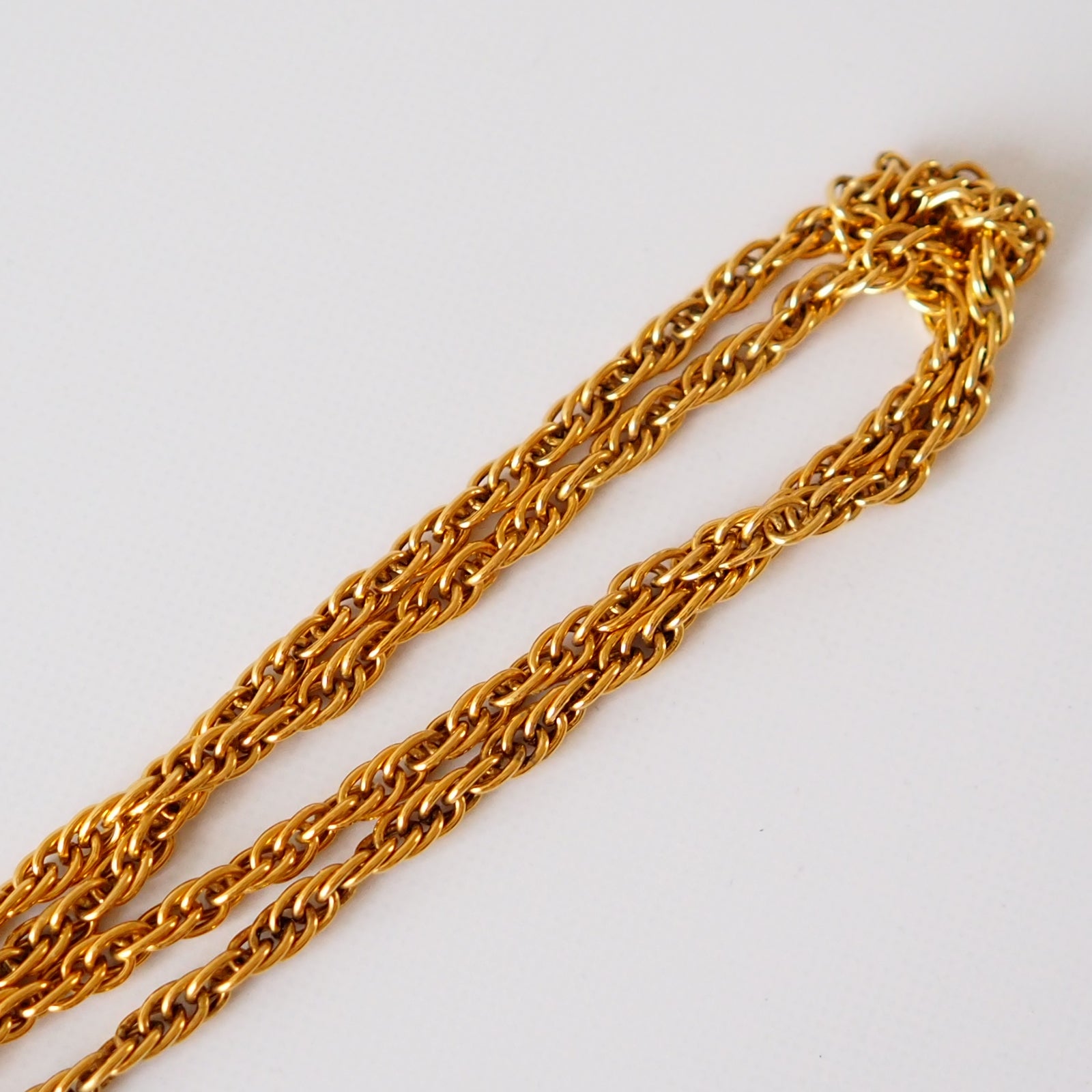 CHANEL Roopeneckless Gold Plated