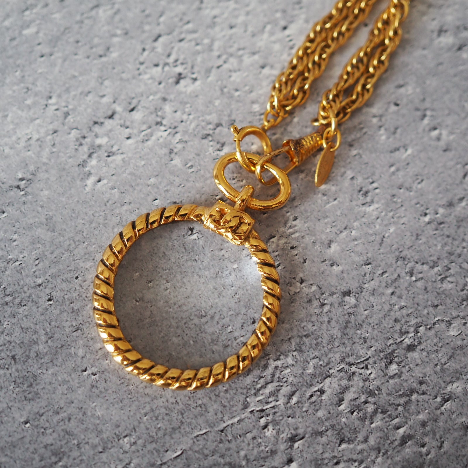 CHANEL Roopeneckless Gold Plated