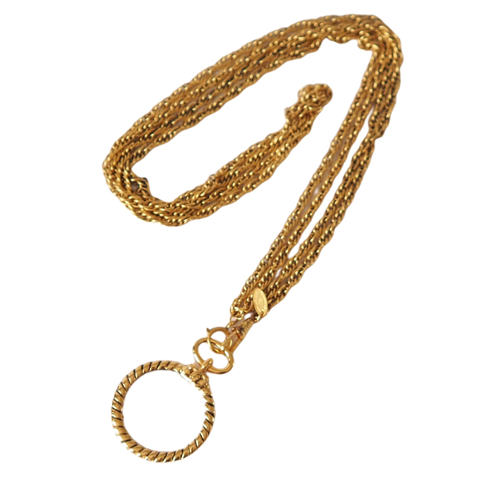 CHANEL Roopeneckless Gold Plated