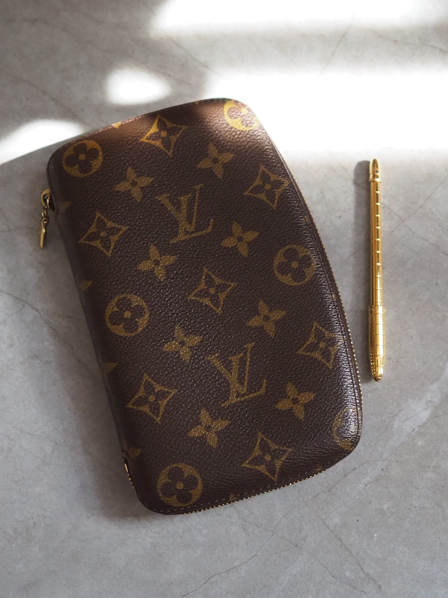 Louis Vuitton Monogram Zip Wallet