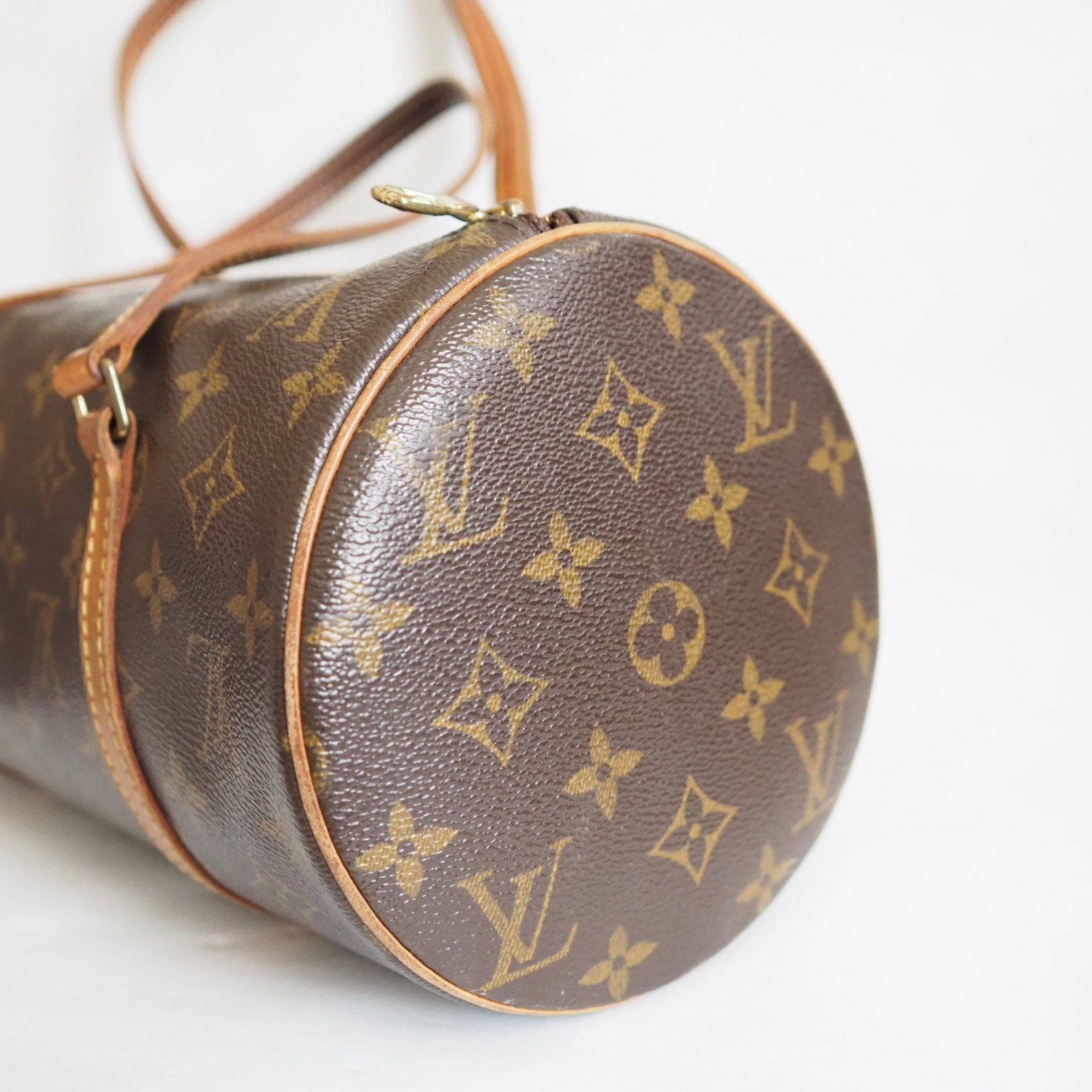 Louis Vuitton Papillon 30 Hand Shoulder Bag M51365 Vintage Monogram Authentic