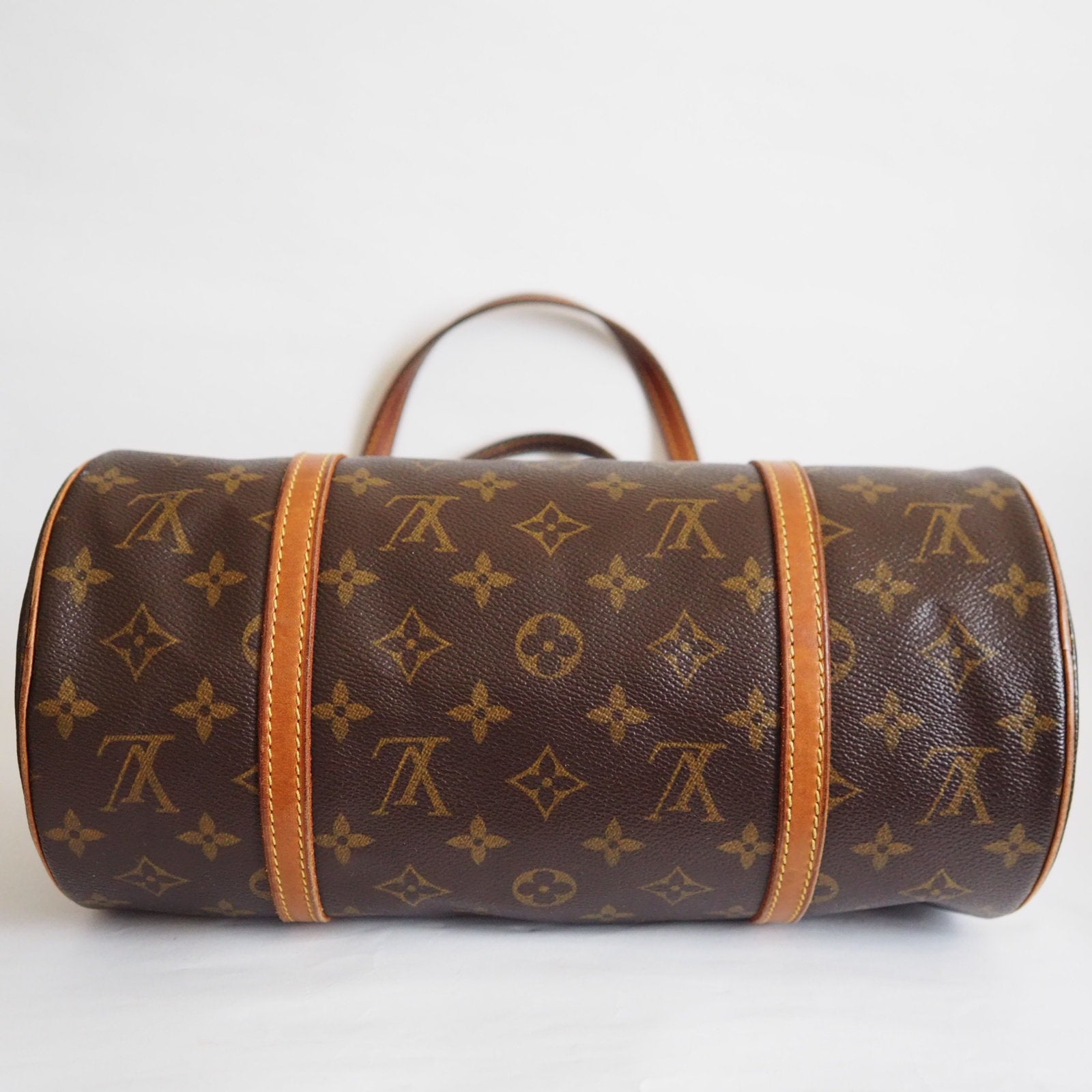Louis Vuitton Papillon 30 Hand Shoulder Bag M51365 Vintage Monogram Authentic