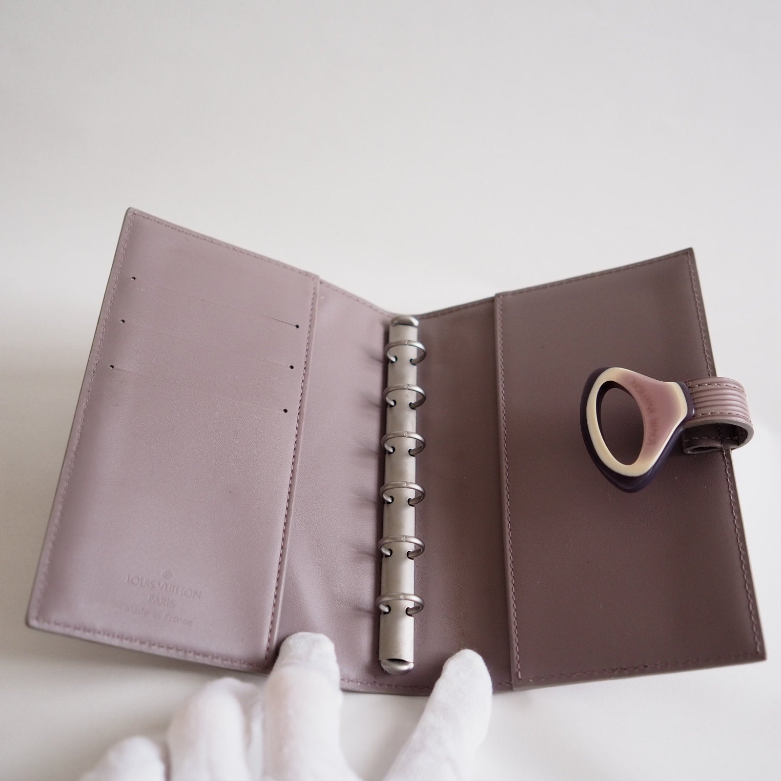 Louis Vuitton Epi Agenda PM Day Planner Cover Lavender lilac Authentic LV Vintage