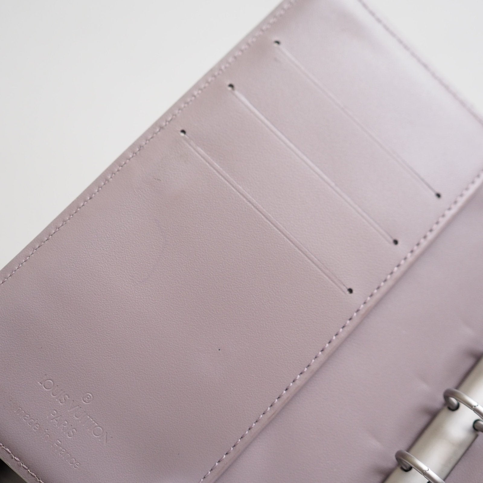 Louis Vuitton Epi Agenda PM Day Planner Cover Lavender lilac Authentic LV Vintage