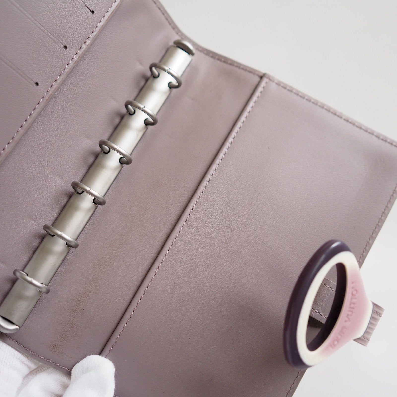 Louis Vuitton Epi Agenda PM Day Planner Cover Lavender lilac Authentic LV Vintage