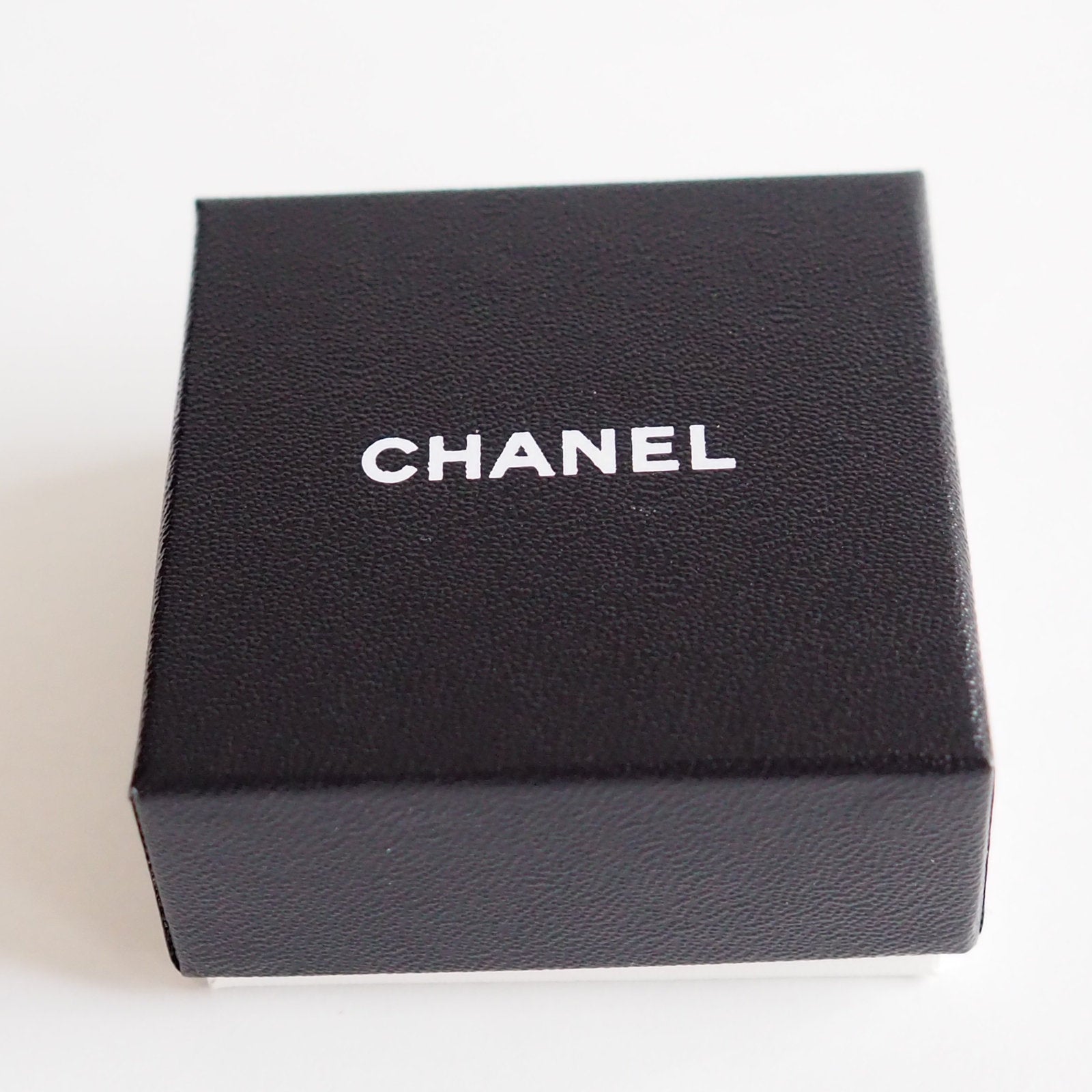 CHANEL COCO Pierces Earrings Plastic Clear Pink Box