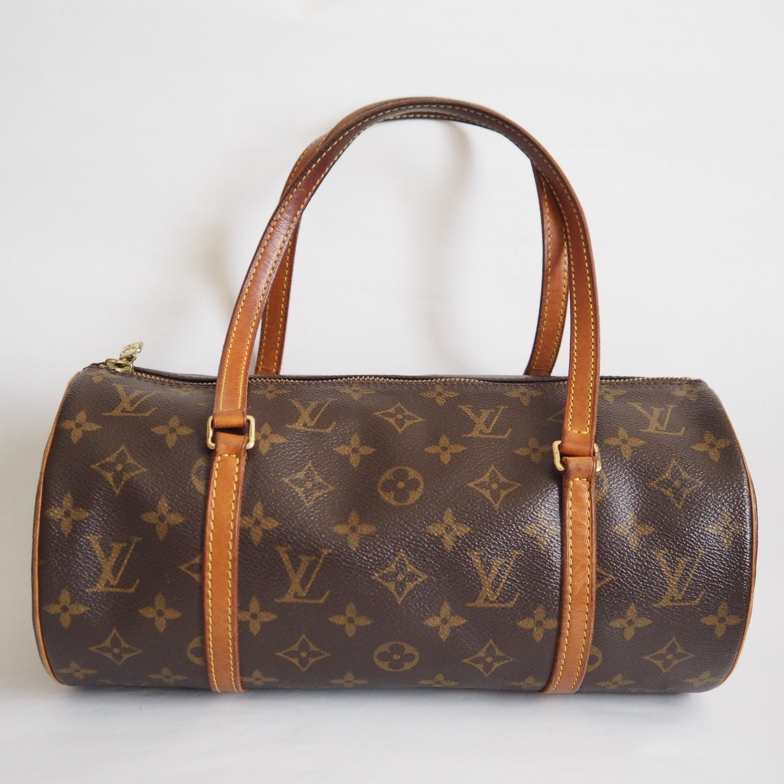 Louis Vuitton Papillon 30 Hand Shoulder Bag M51365 Vintage Monogram Authentic