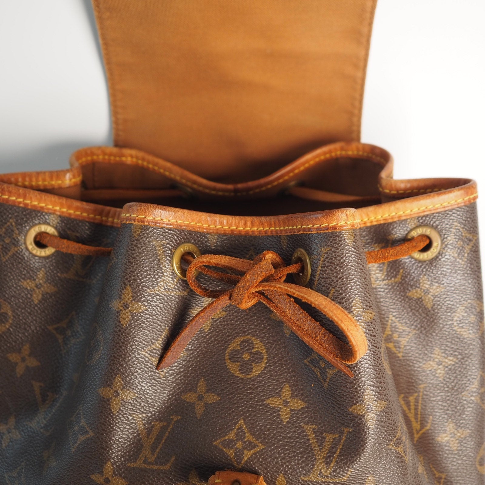 LOUIS VUITTON Monogram Montsouris MM Unisex Backpack Authentic With Dust bag