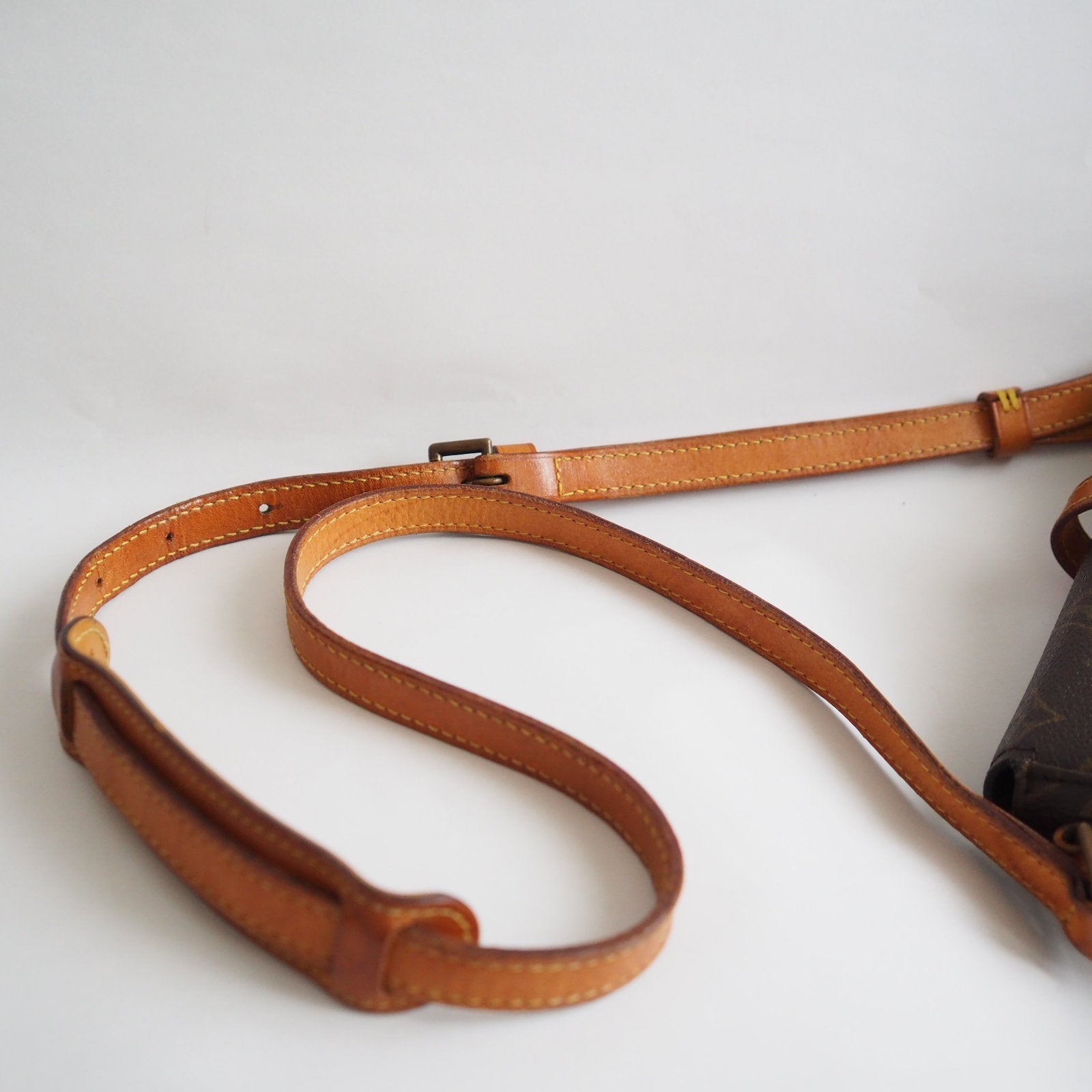 Louis Vuitton Shoulder Bag Chantilly Browns Monogram LV vintage Authentic