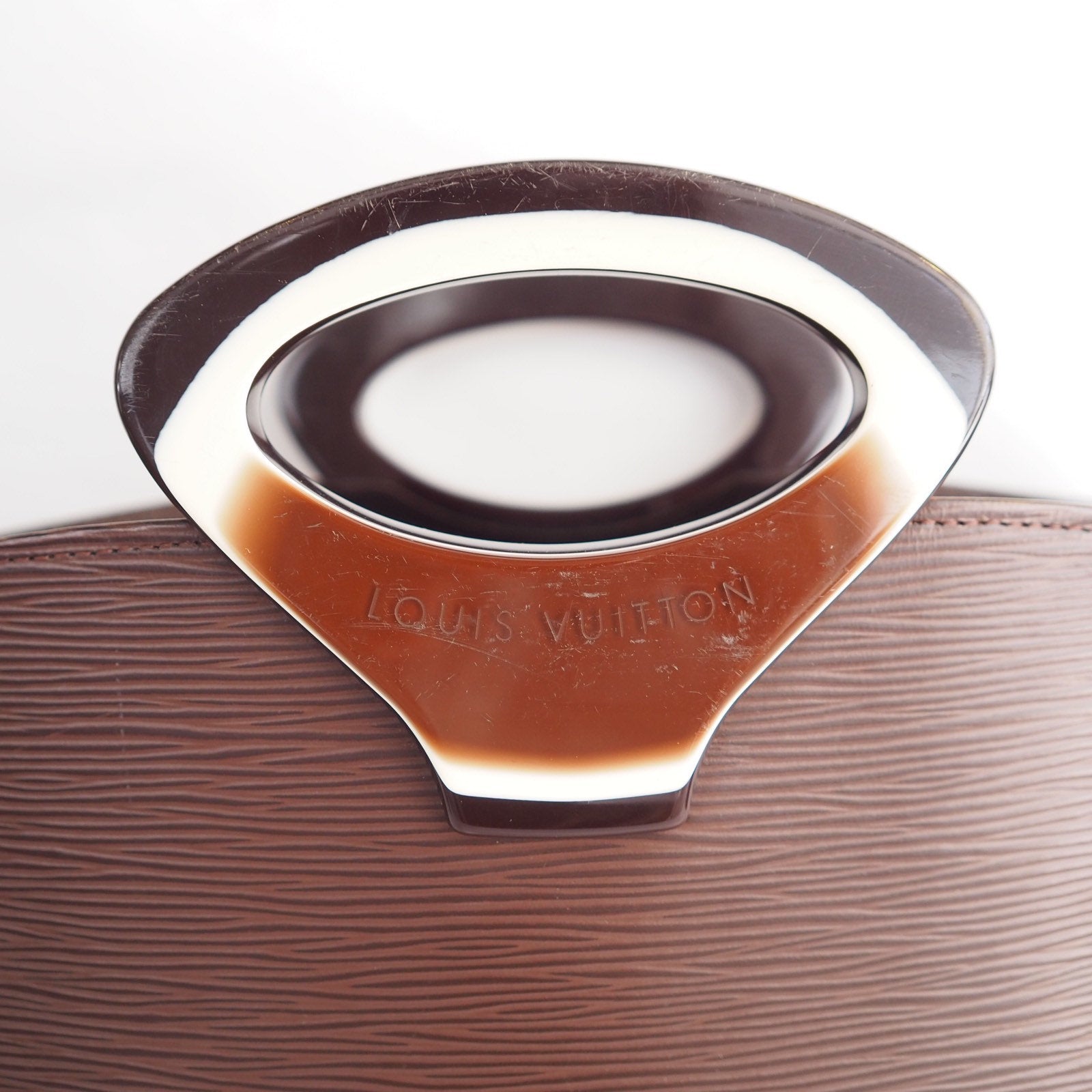 LOUIS VUITTON Noctambule Hand Bag Epi M5452A Brown Authentic Vintage