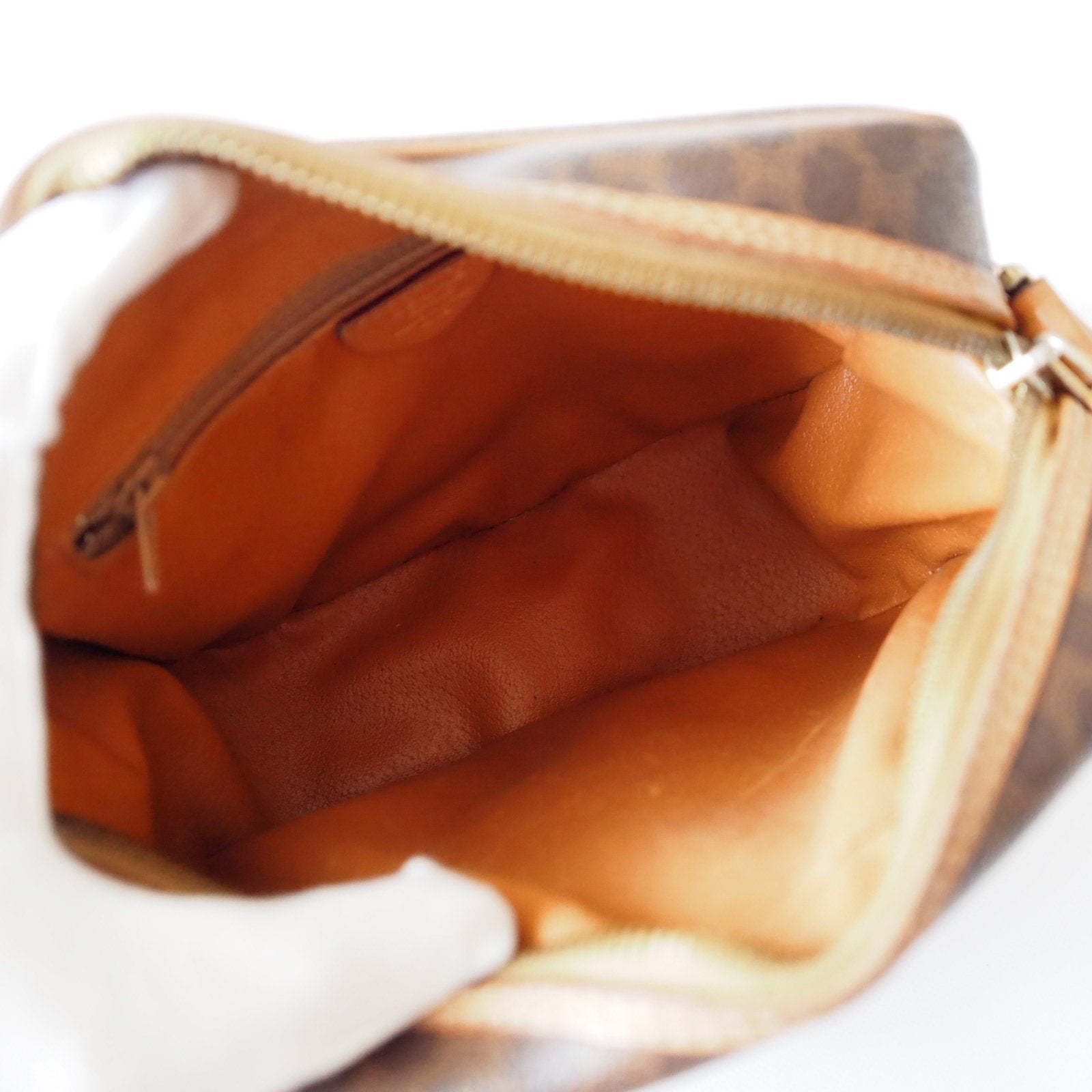 CELINE Macadam Shoulder Bag Gancini Authentic Vintage Classical