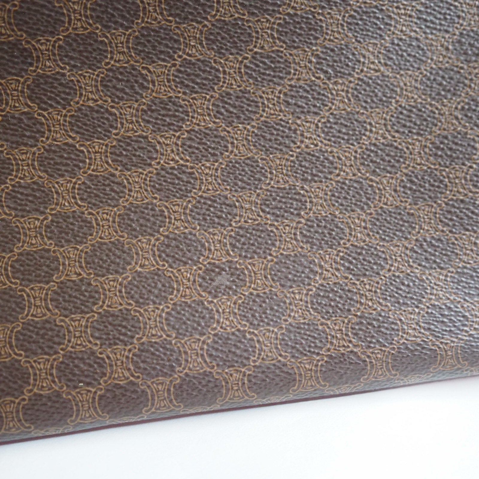 CELINE Macadam 2way Hand Shoulder Bag Authentic Vintage Classical