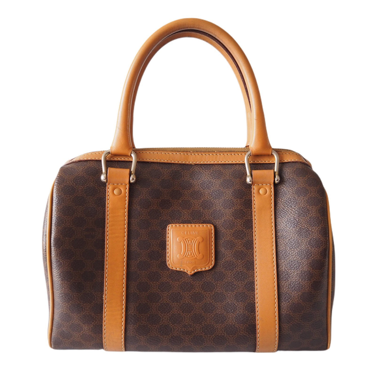 CELINE Macadam Hand Boston Bag