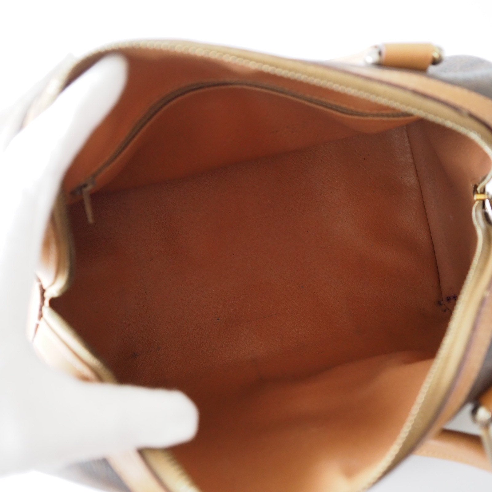 CELINE Macadam Hand Boston Bag Vintage Classical Authentic