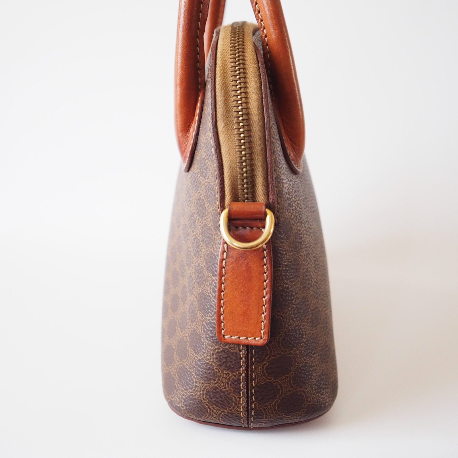 Celine Monogram Macadam Mini 2way Shoulder hand Bag Authentic Vintage Classical