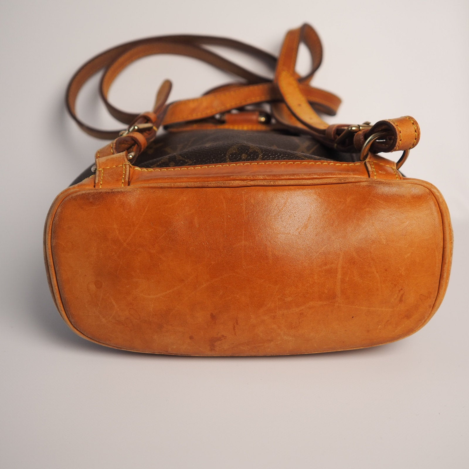 LOUIS VUITTON Mini Montsouris Pm Monogram Backpack Unisex 2 Way Authentic