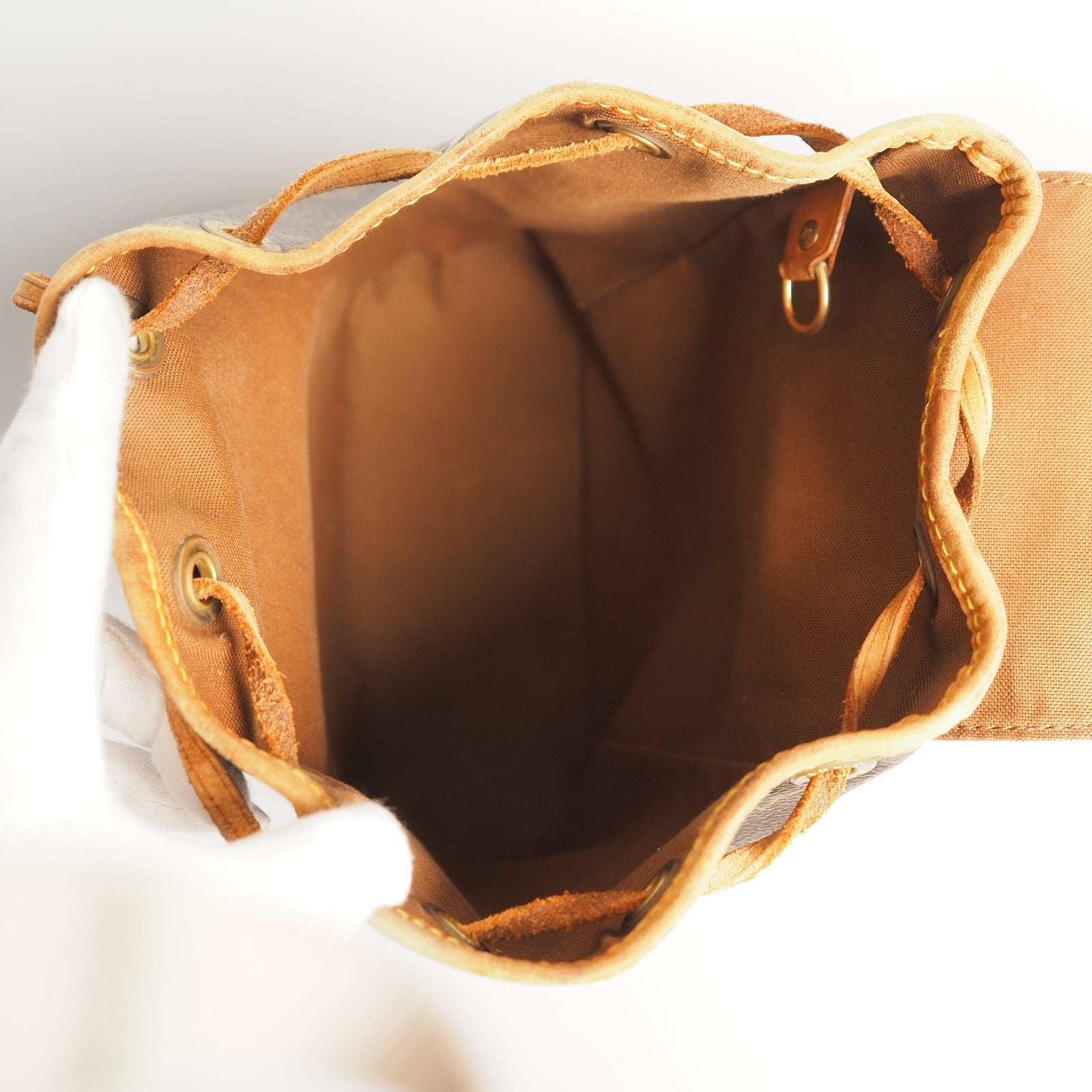 LOUIS VUITTON Mini Montsouris Pm Monogram Backpack Unisex 2 Way Authentic