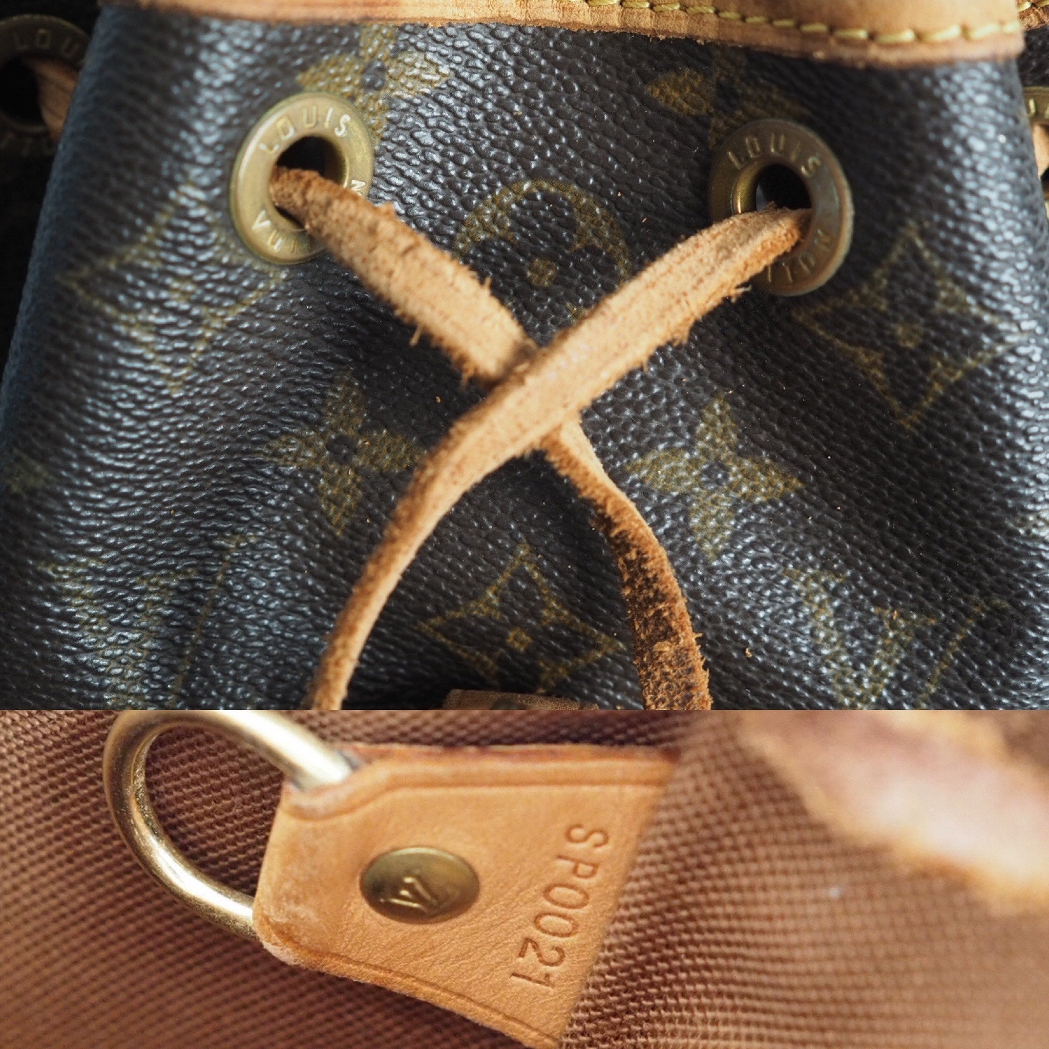 LOUIS VUITTON Mini Montsouris Pm Monogram Backpack Unisex 2 Way Authentic