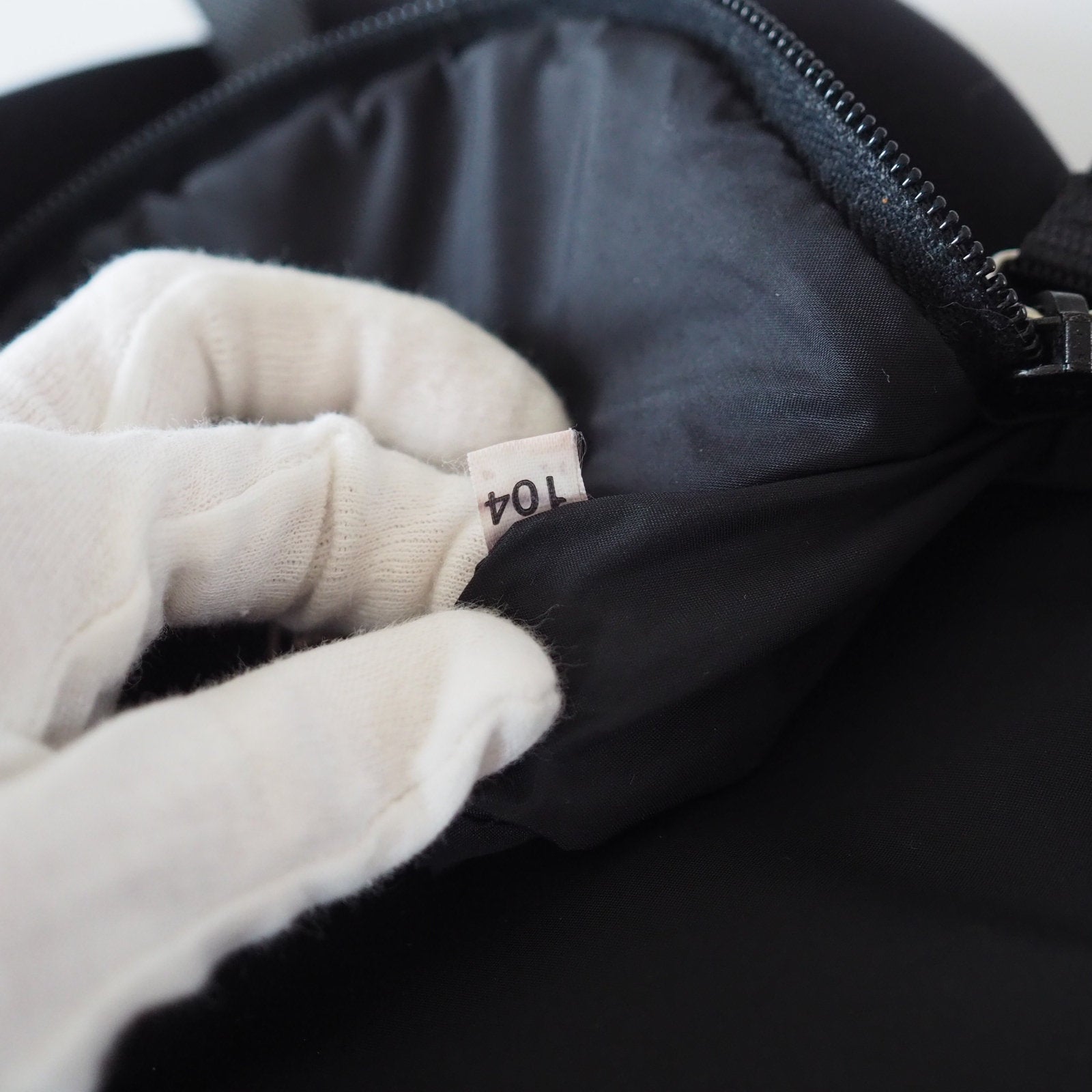 PRADA Nylon Leather Pouch Mini Hand Bag Sports Black Logo Purse Authentic