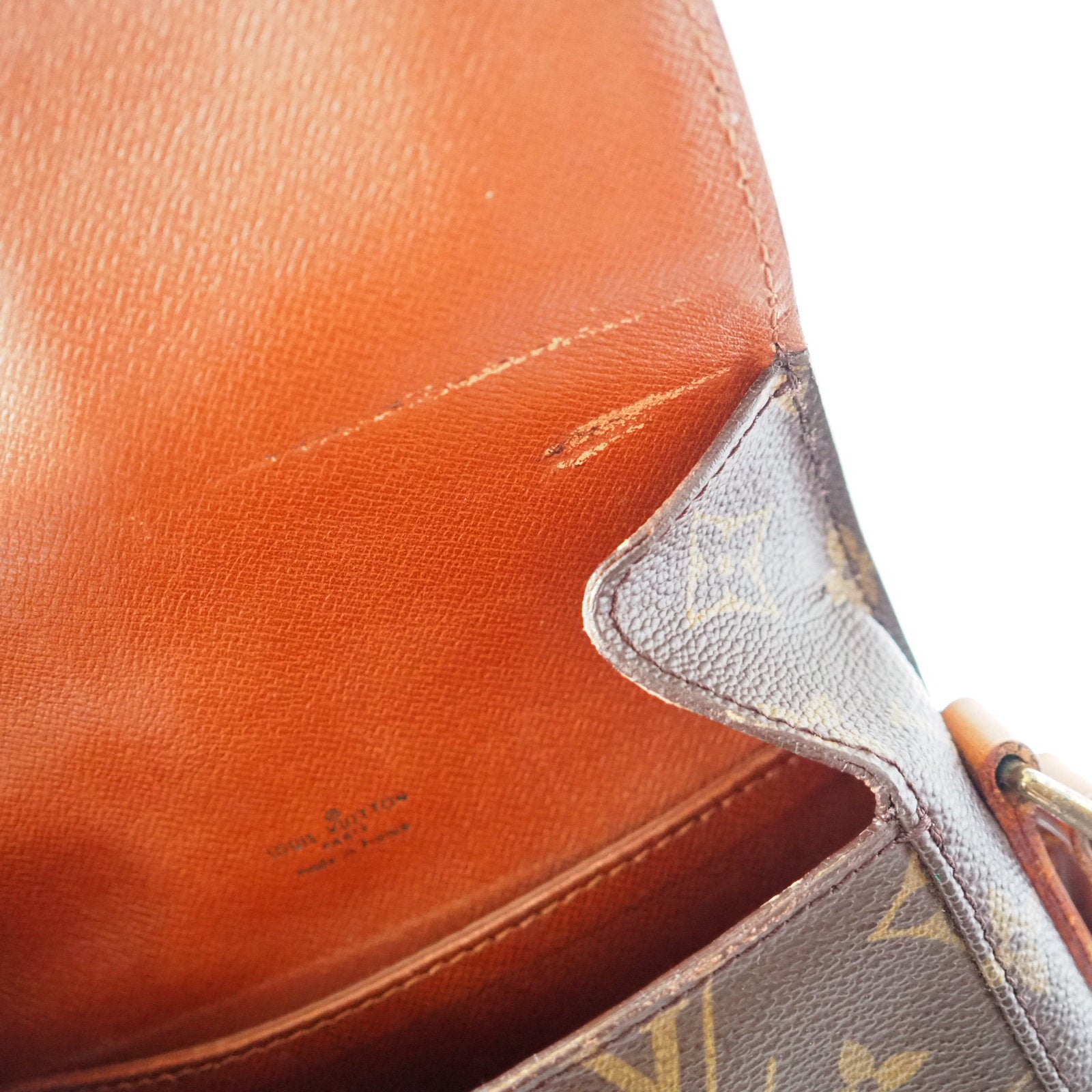 LOUIS VUITTON Monogram Saint Cloud PM Shoulder Bag lV Vintage Cross body Authentic