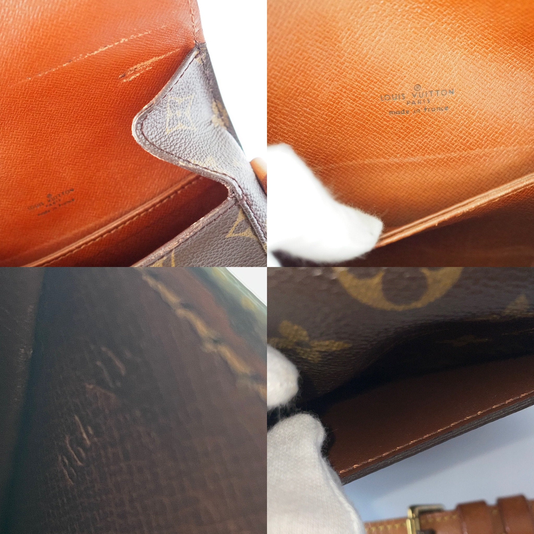 LOUIS VUITTON Monogram Saint Cloud PM Shoulder Bag lV Vintage Cross body Authentic