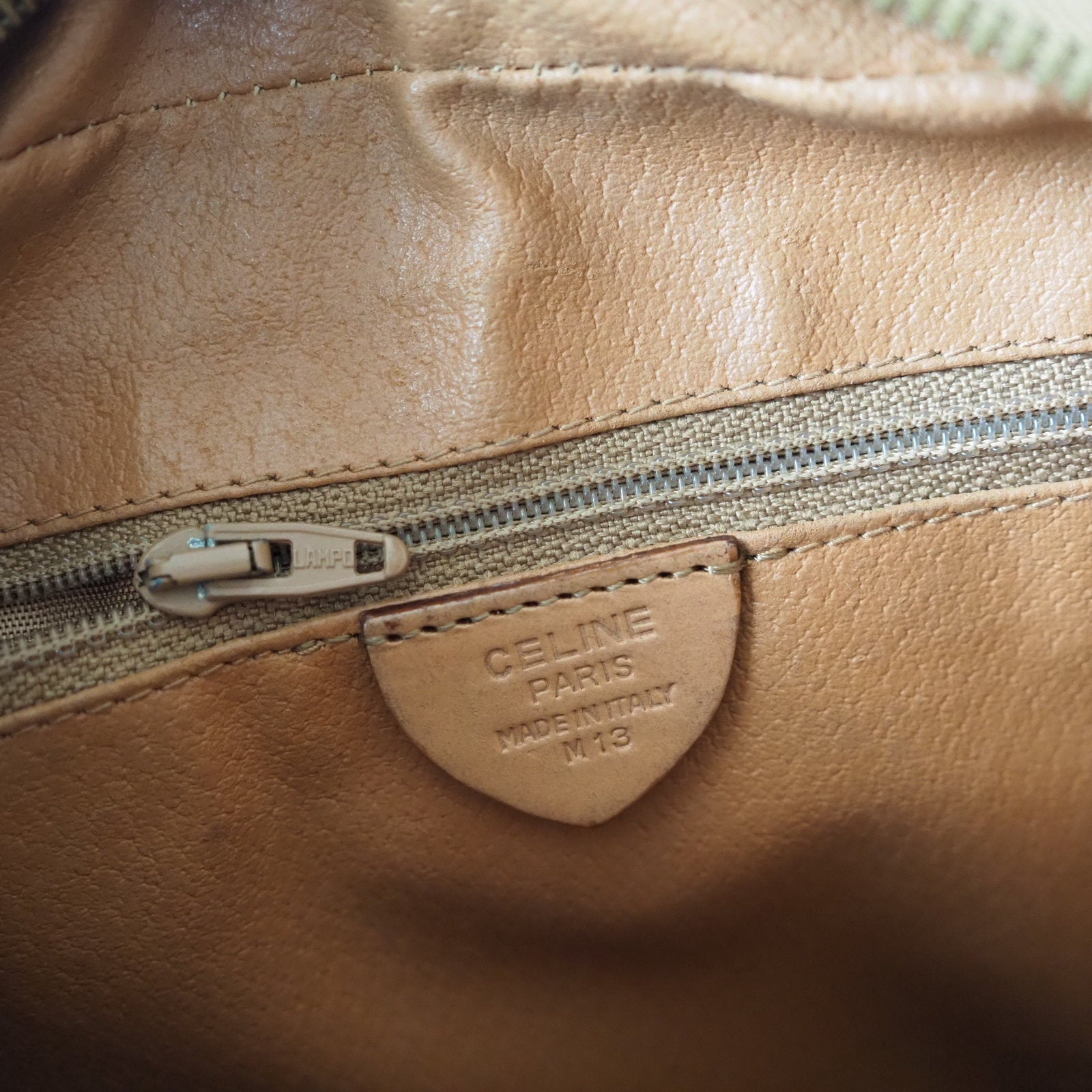 CELINE Macadam Shoulder Bag Gancini Authentic Vintage Classical