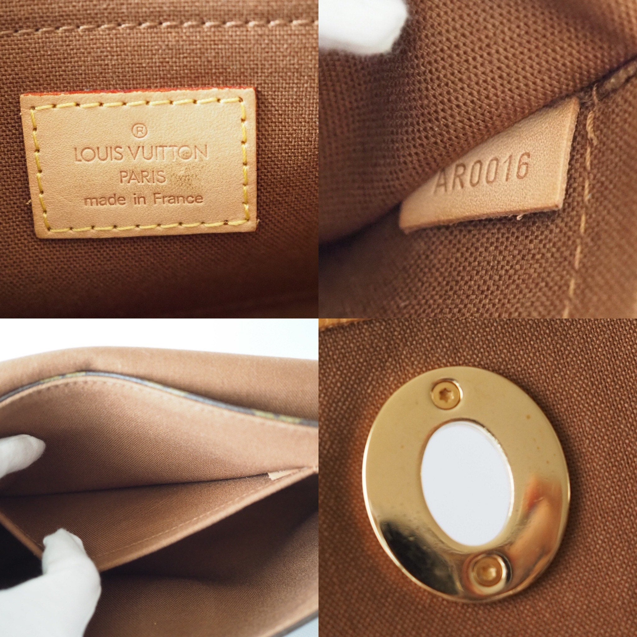 LOUIS VUITTON Tikal PM Monogram Shoulder Bag M40078 Authentic Lv Vintage