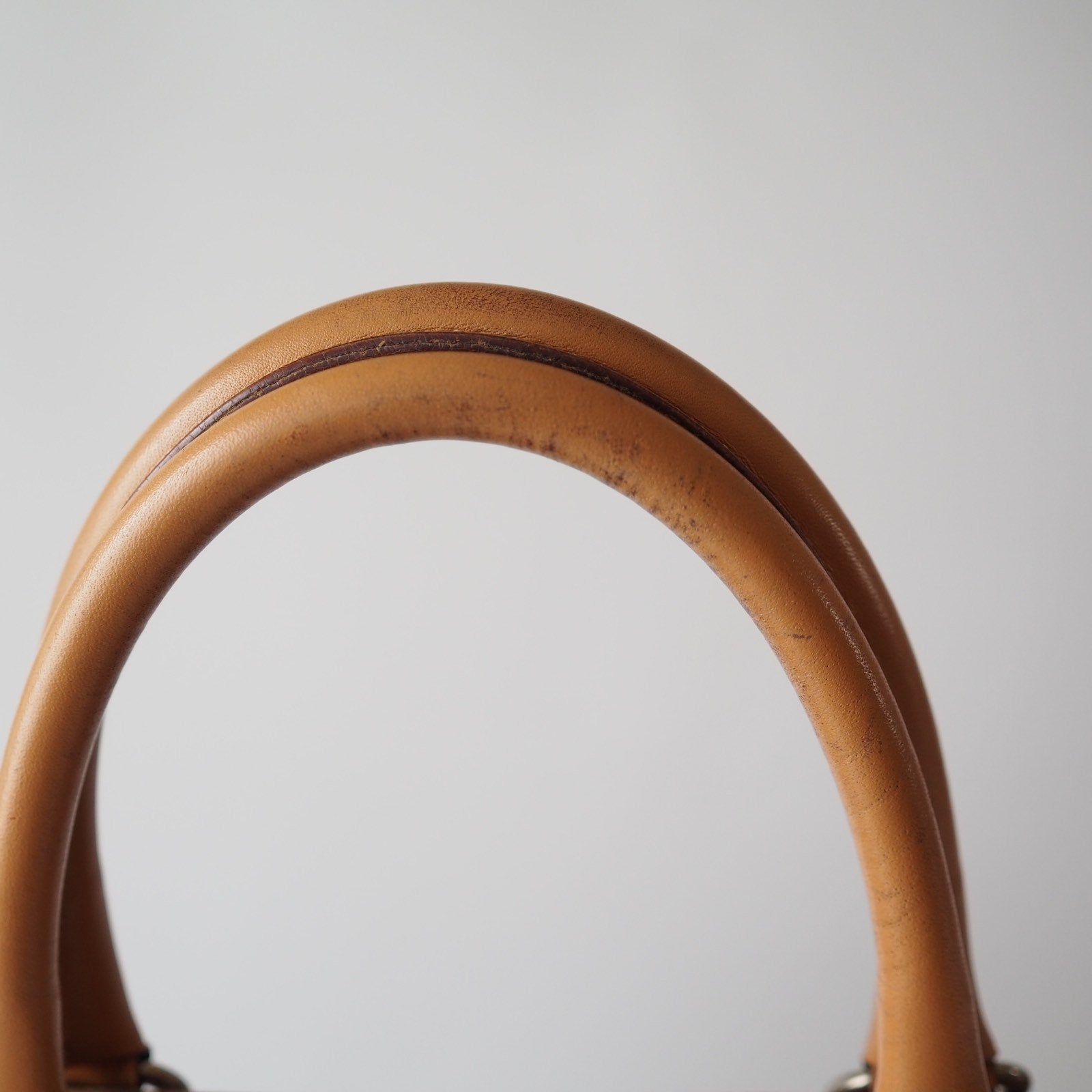 CELINE Macadam Hand Boston Bag Vintage Classical Authentic