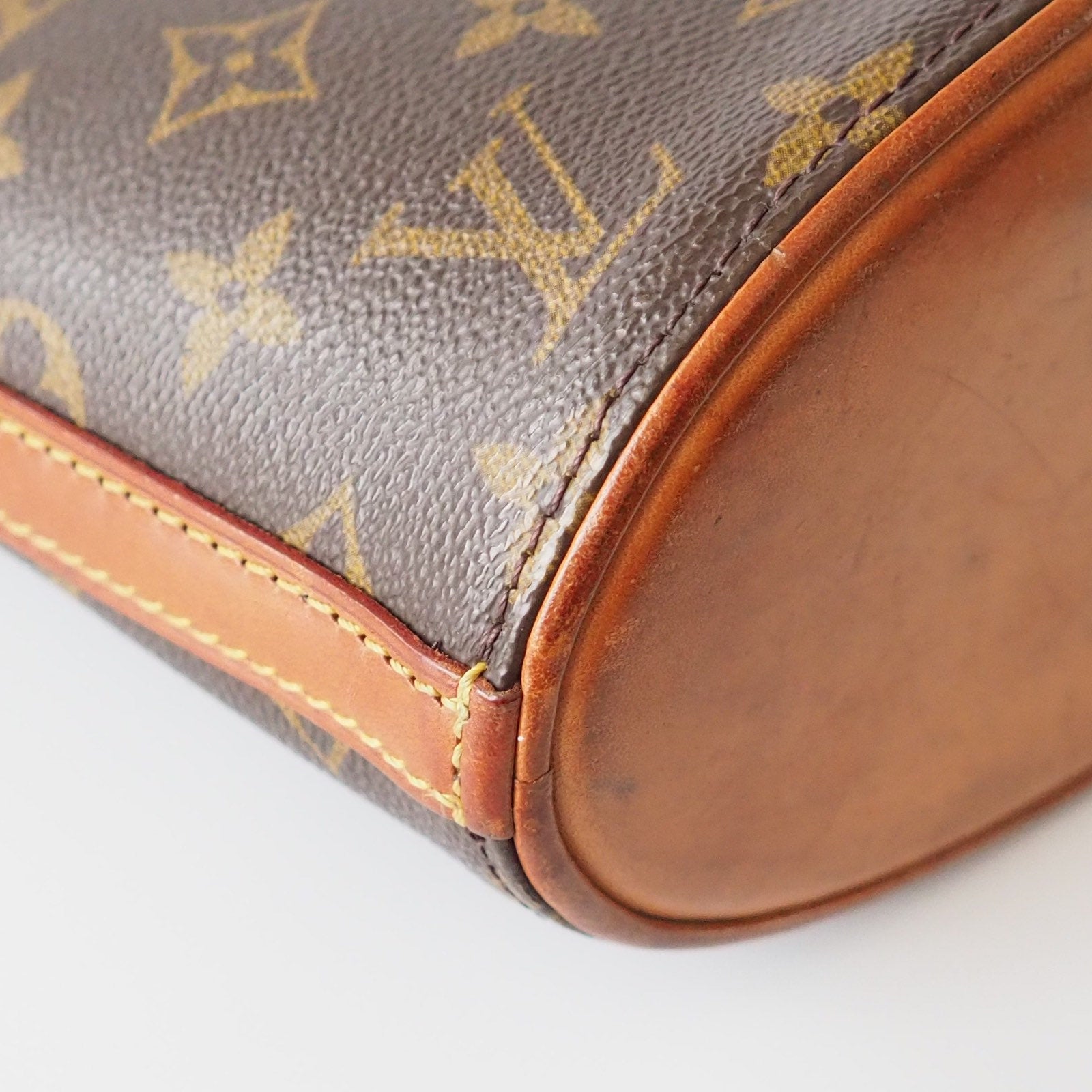 LOUIS VUITTON Monogram Shoulder Bag Drouot M51290 Browns LV Vintage Authentic