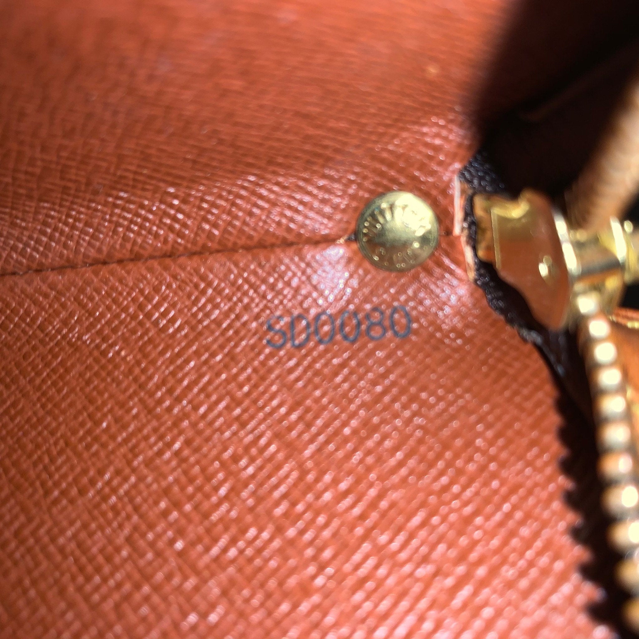 LOUIS VUITTON Monogram Shoulder Bag Drouot M51290 Browns LV Vintage Authentic