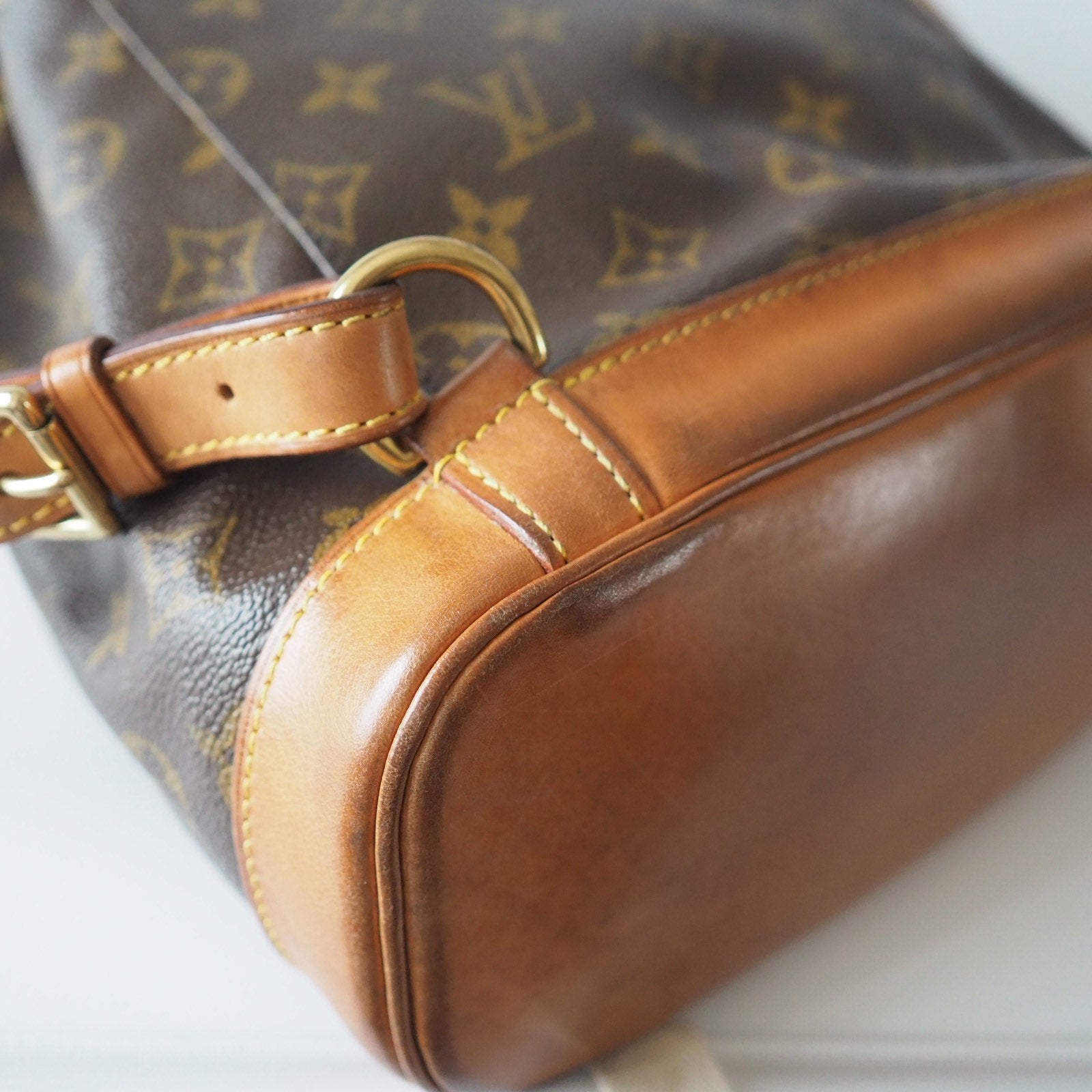 Louis Vuitton Montsouris MM Monogram Backpack Shoulder Bag Authentic