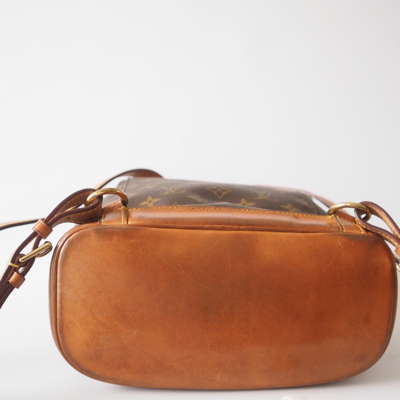 Louis Vuitton Montsouris MM Monogram Backpack Shoulder Bag Authentic