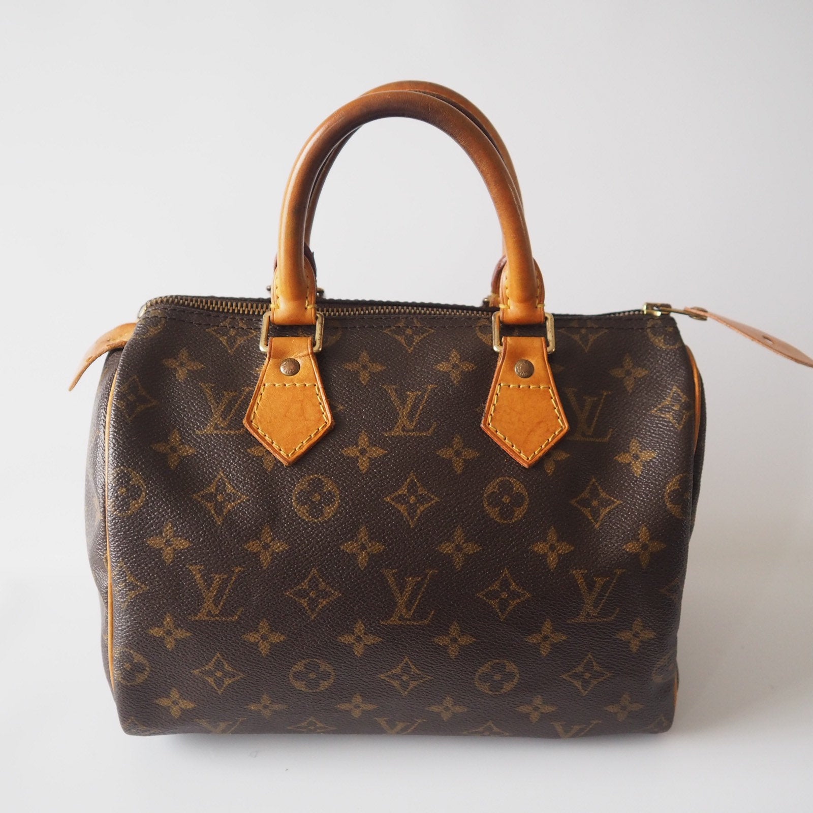 LOUIS VUITTON Speedy 25 Monogram Boston Hand Bag M41528 Purse Authentic
