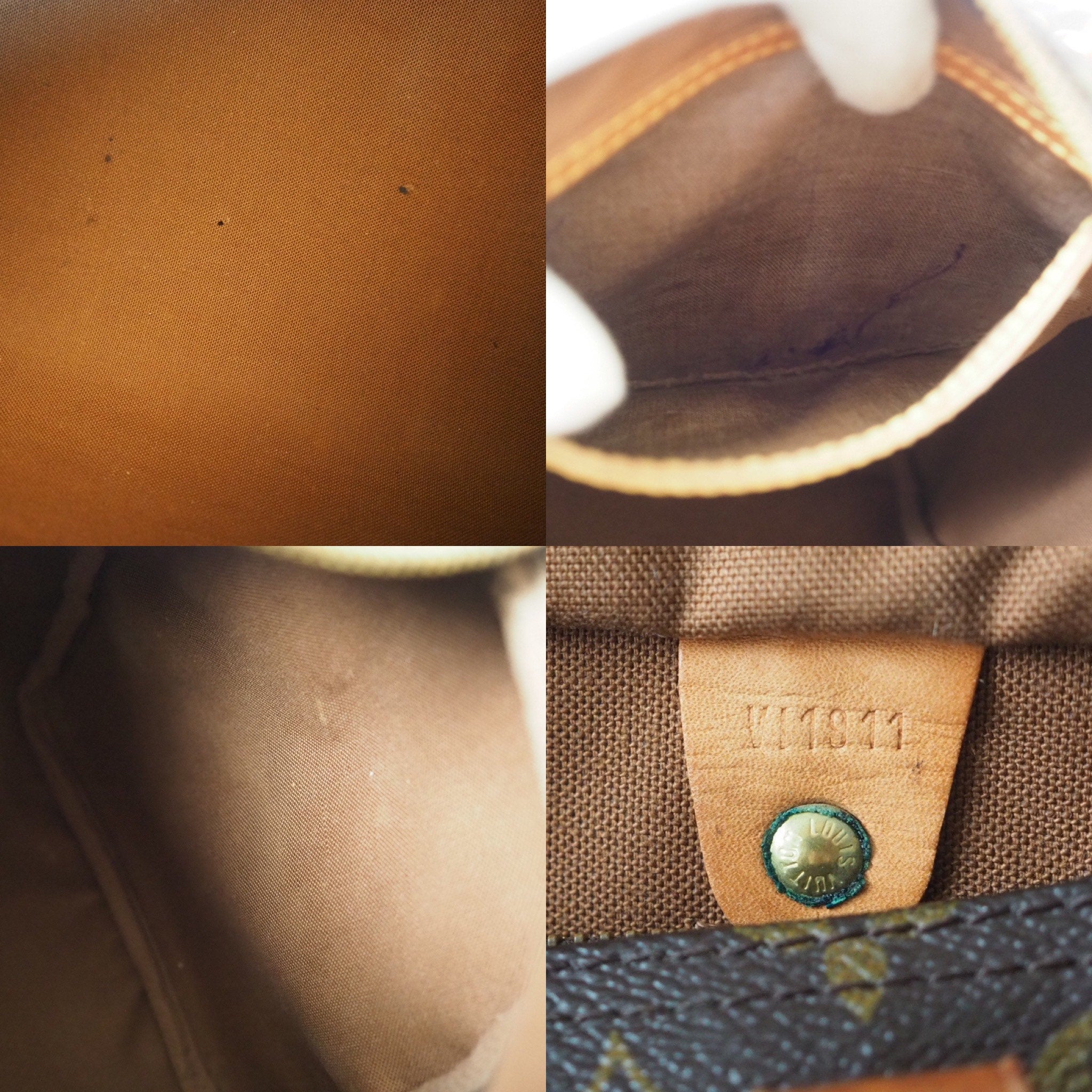 LOUIS VUITTON Speedy 30 Monogram Boston Hand Bag Purse Authentic