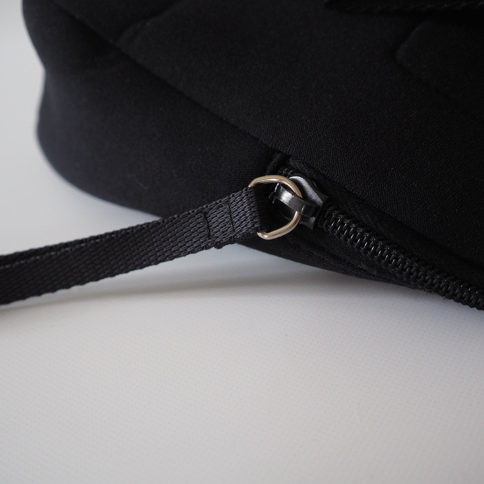 PRADA Nylon Leather Pouch Mini Hand Bag Sports Black Logo Purse Authentic