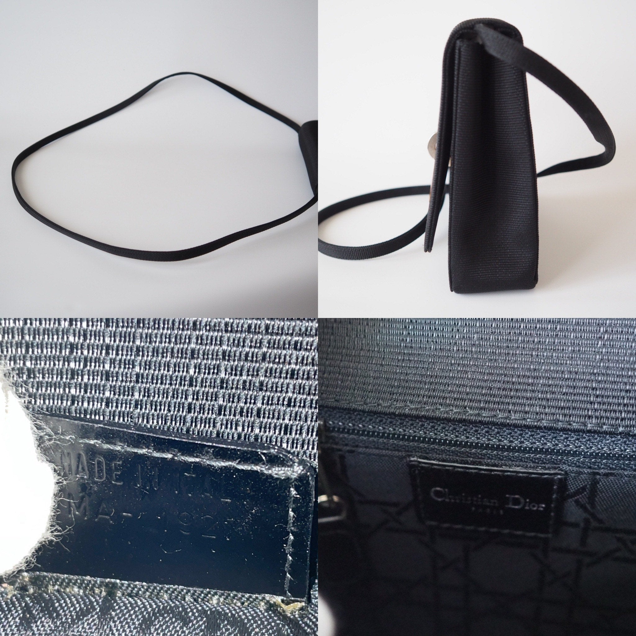 Christian Dior Horsehair Tortoiseshell Shoulder bag Authentic